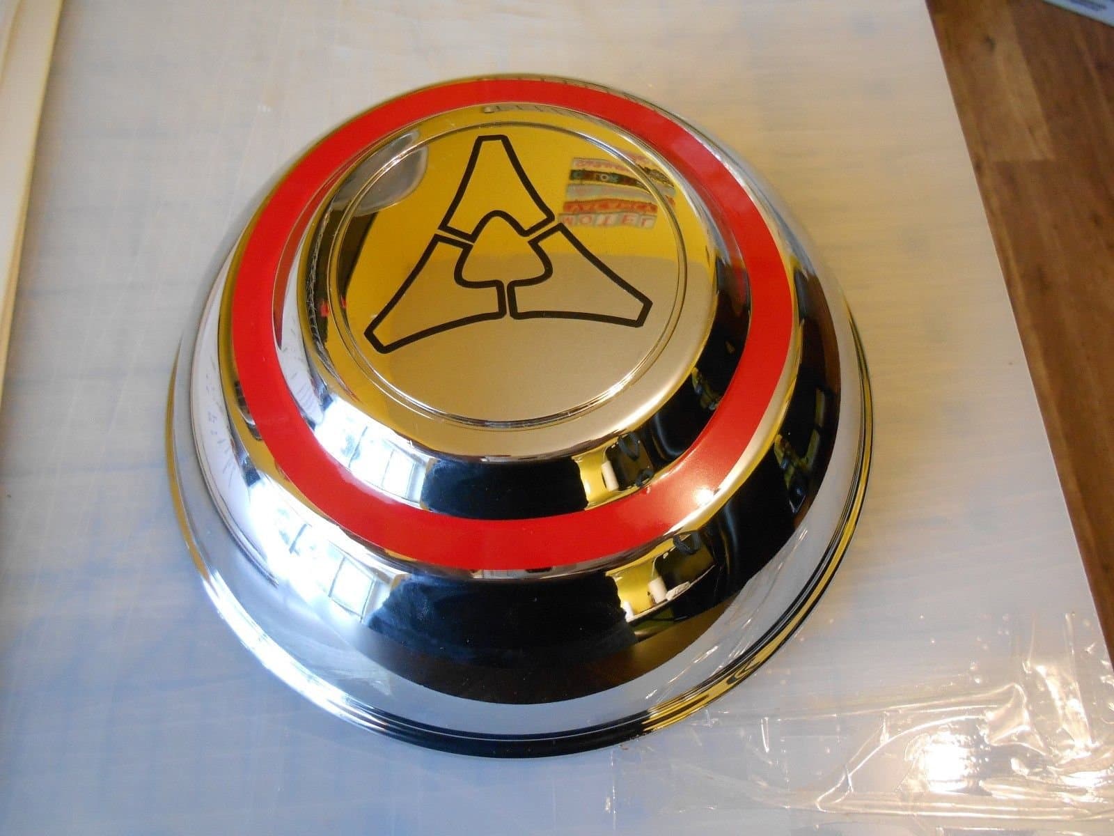 Redline Decals for Police Hubcaps Center Caps Compatible with Dodge Mopar Charger Challenger Wheels Tires Hot Rod Muscle Car Shop Garage Vintage Classic Custom Retro Automotive Restoration