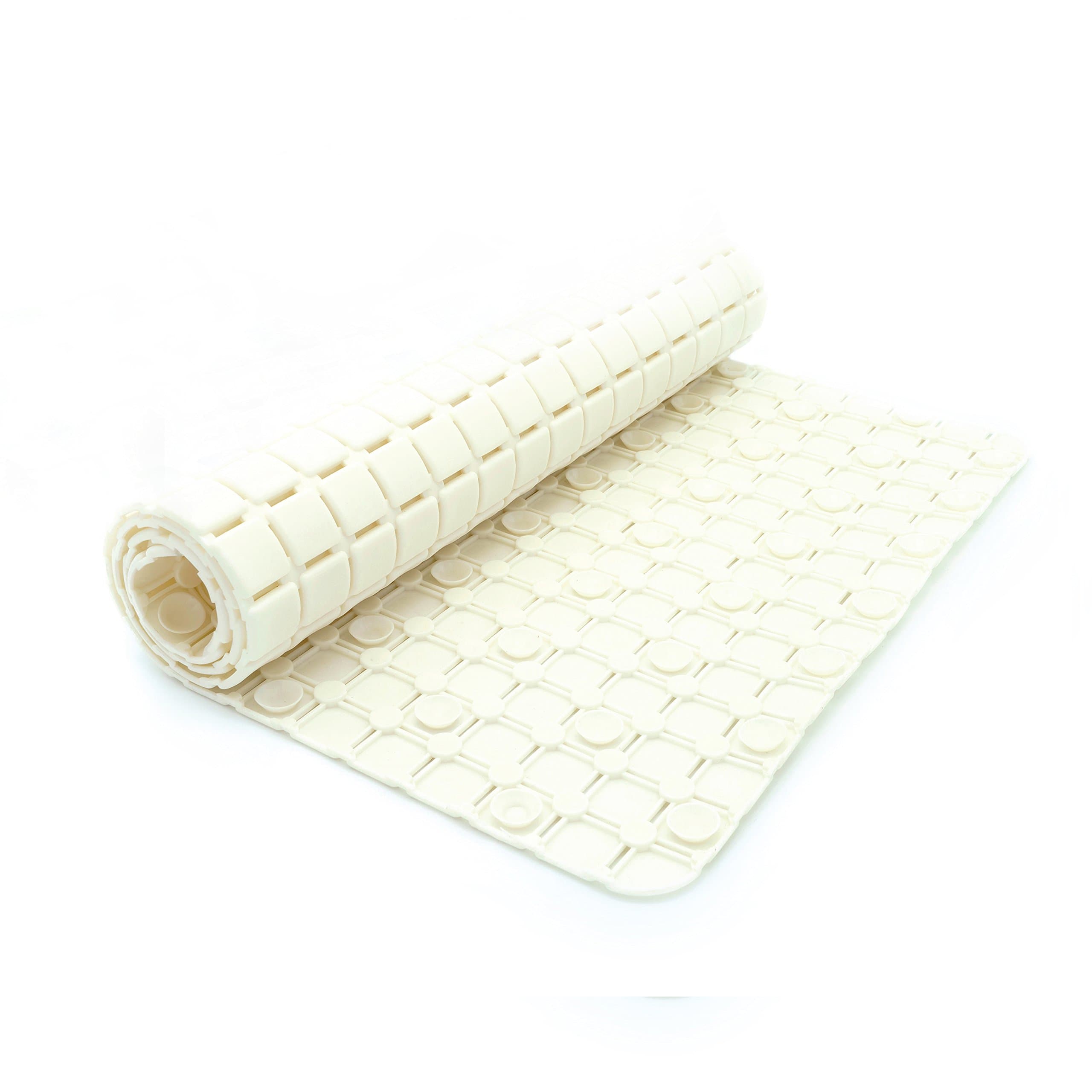 YumSur Non Slip Shower Mat | Anti Slip Bath Mat | Extra Long 13.5 x 30 Inch | Machine Washable | Antibacterial with Suction Cups