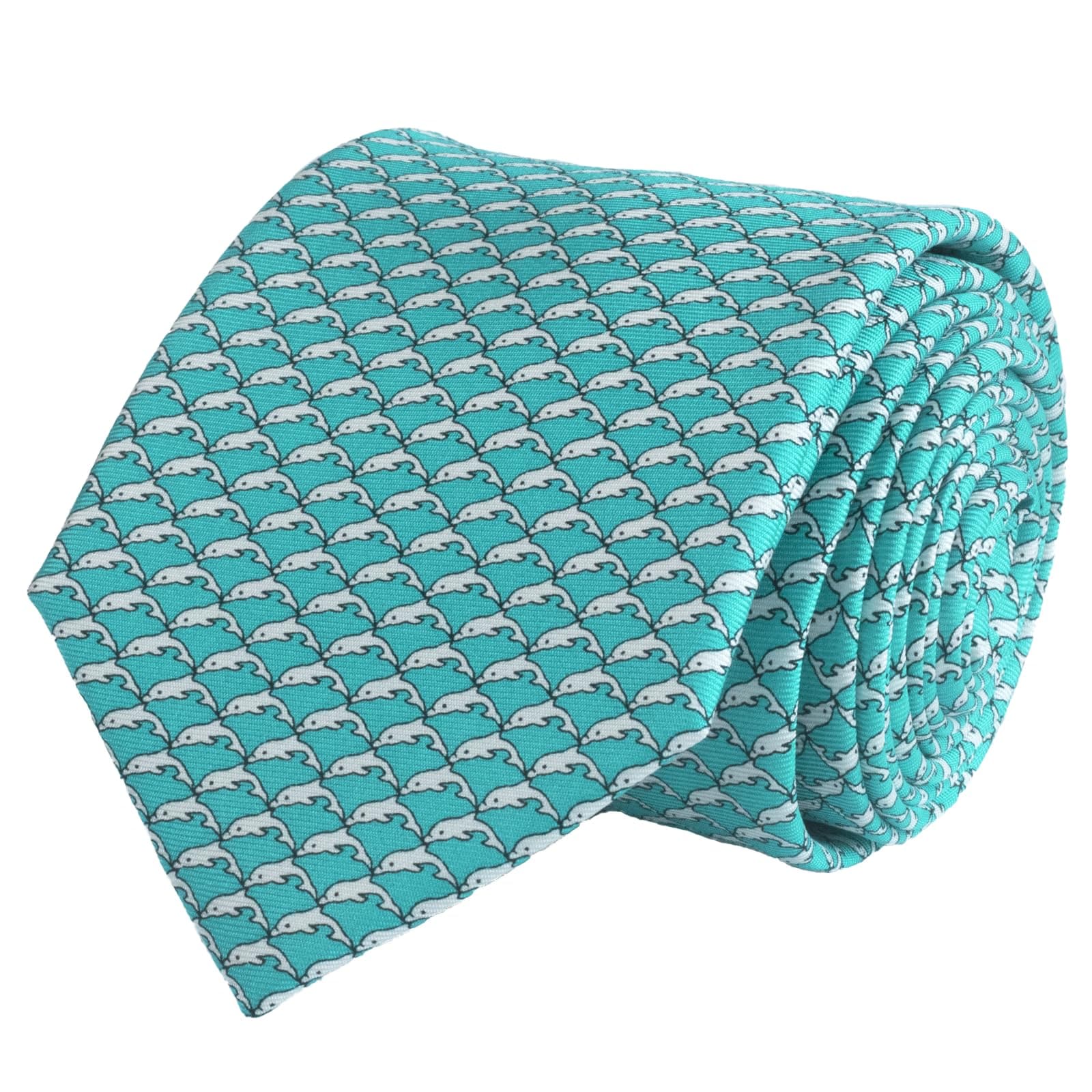 WITZROYS100% Silk Fancy Animal Print Ties for Men, for Casual Wedding Party