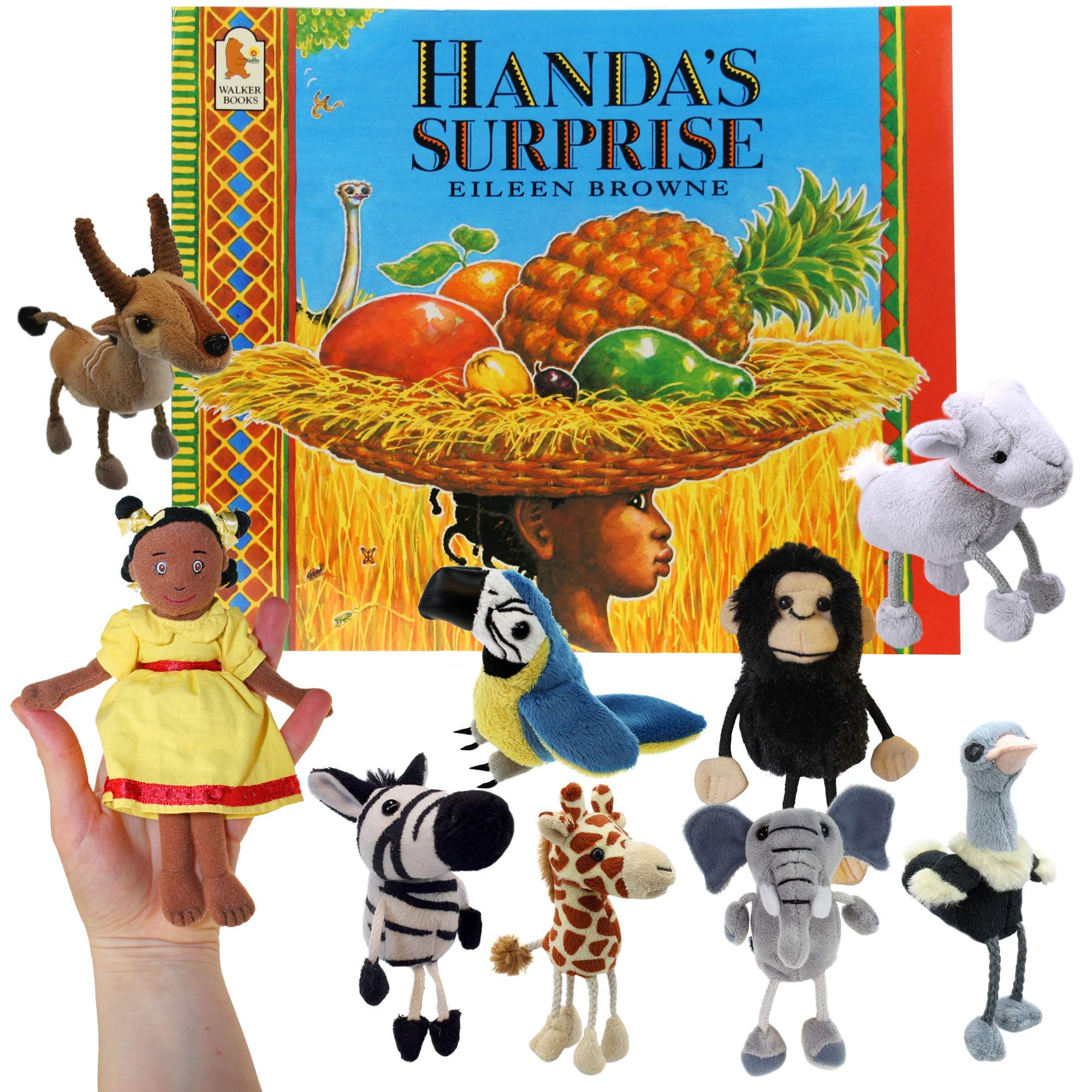 The Puppet Company Handa’s Surprise - Book and Finger