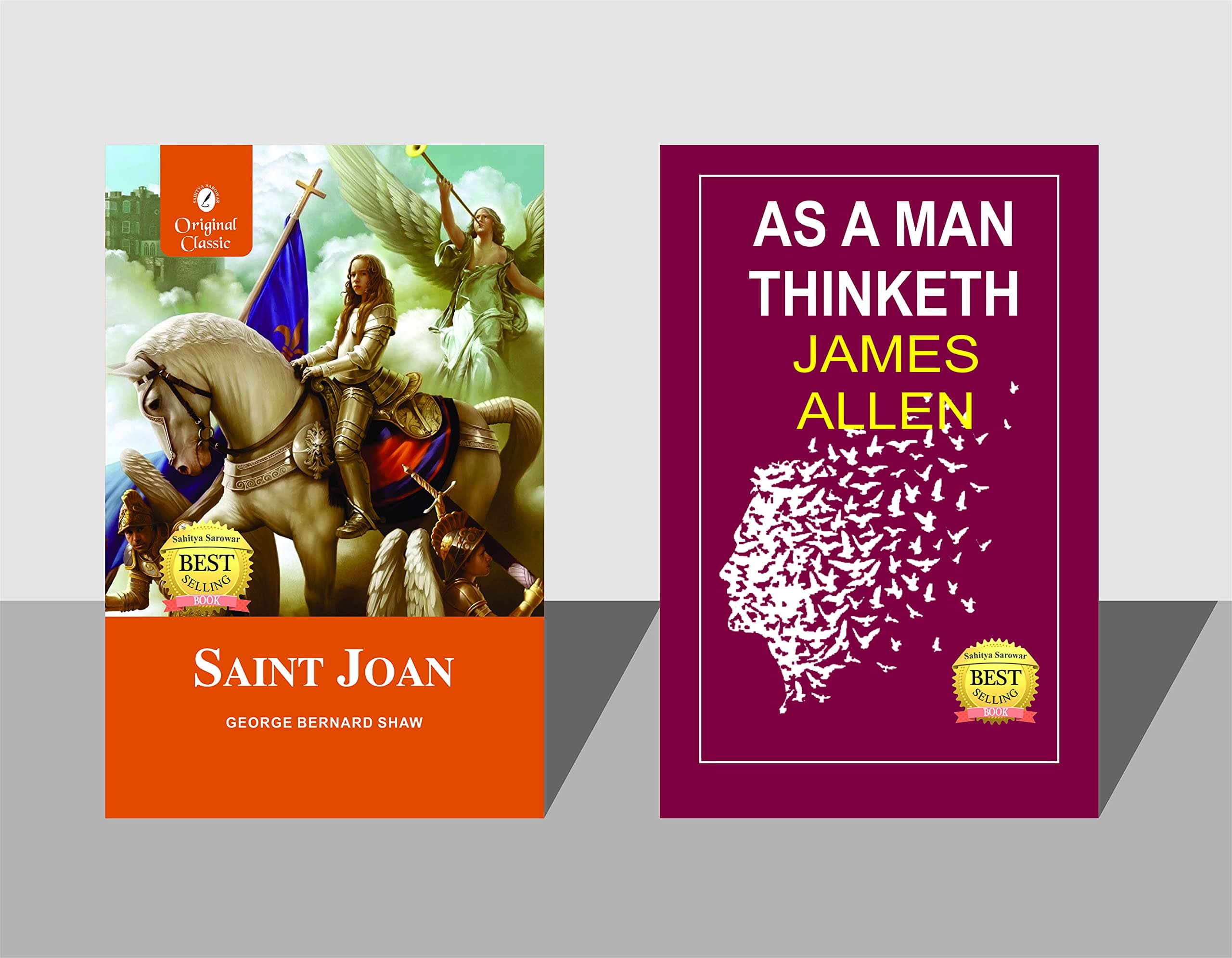 Saint Jaon By George Bernard Shaw and As a man Thinketh By James Allen - Combo Set of 2 Books Paperback