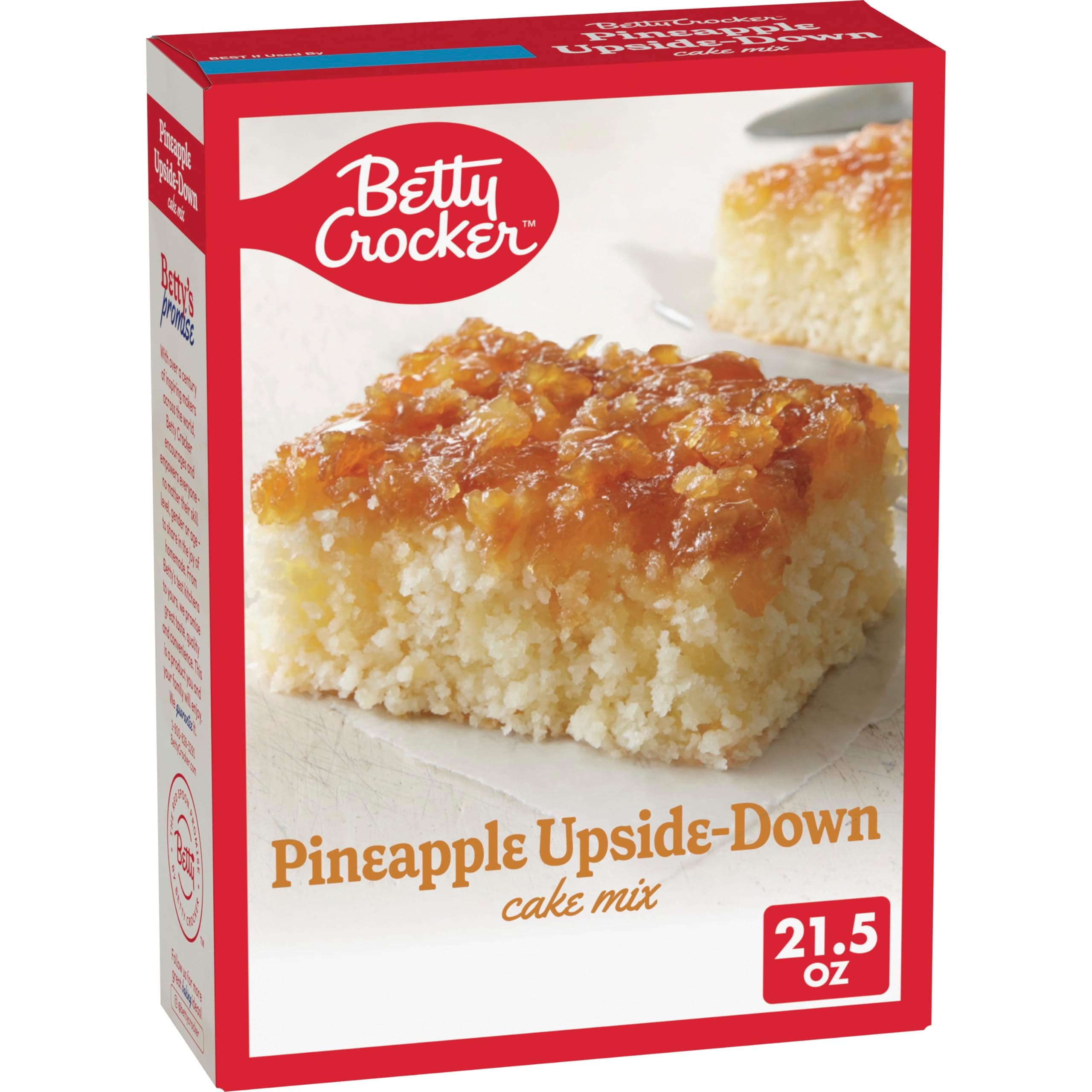 Betty Crocker Pineapple Upside-Down Cake Mix, Made With Real Pineapple, 21.5 oz. (Pack of 12)