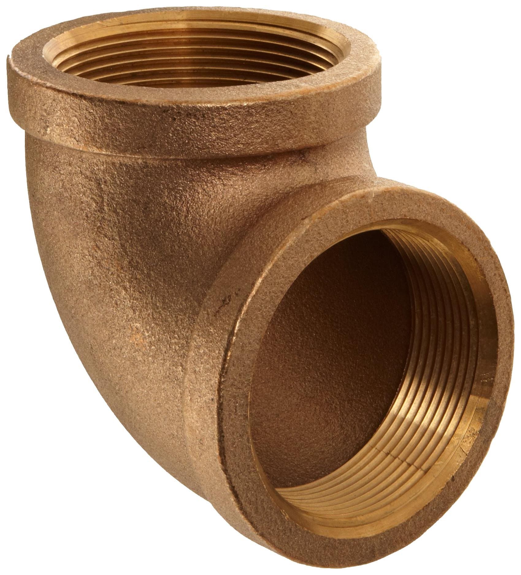 Brass Pipe Fitting, Class 125, 90 Degree Elbow, 1/4" NPT Female