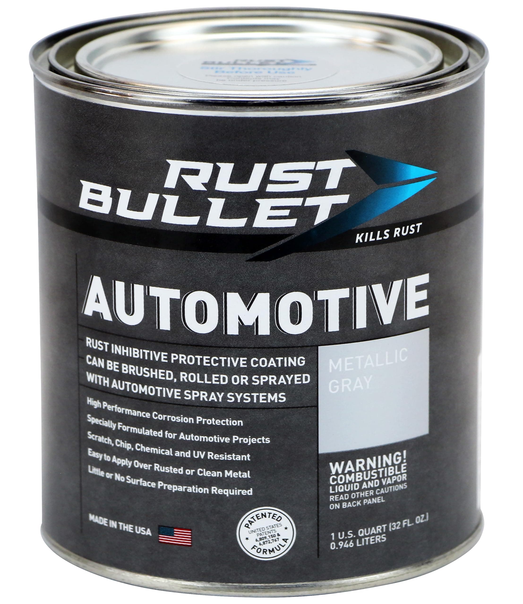 Rust Bullet RBA53 Automotive Rust Inhibitor Paint, 1 Quart M