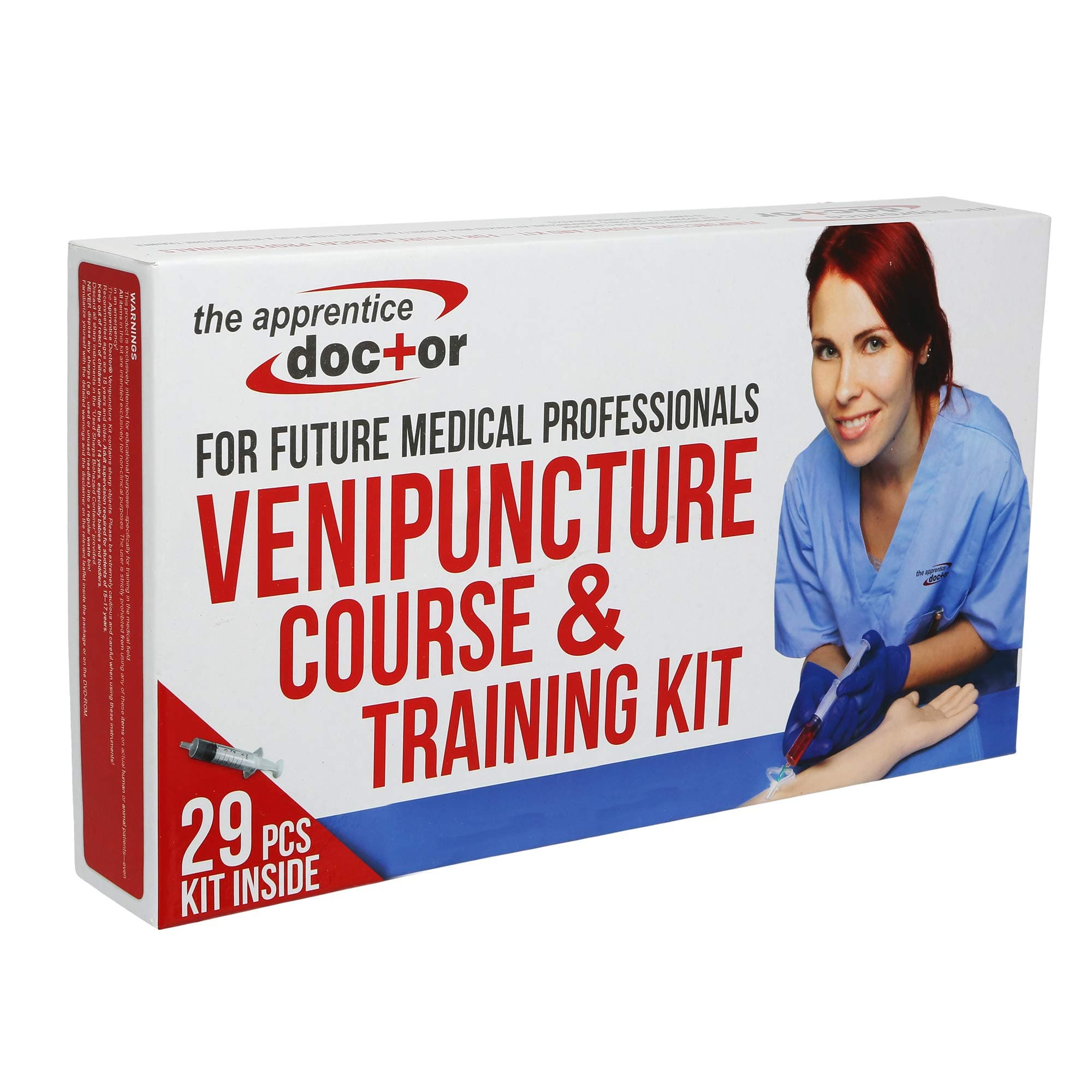IV Practice Kit Phlebotomy/Venipuncture How-to Guide with students for Perfect IV Phlebotomy, & Venipuncture related Skills - The Apprentice Doctor