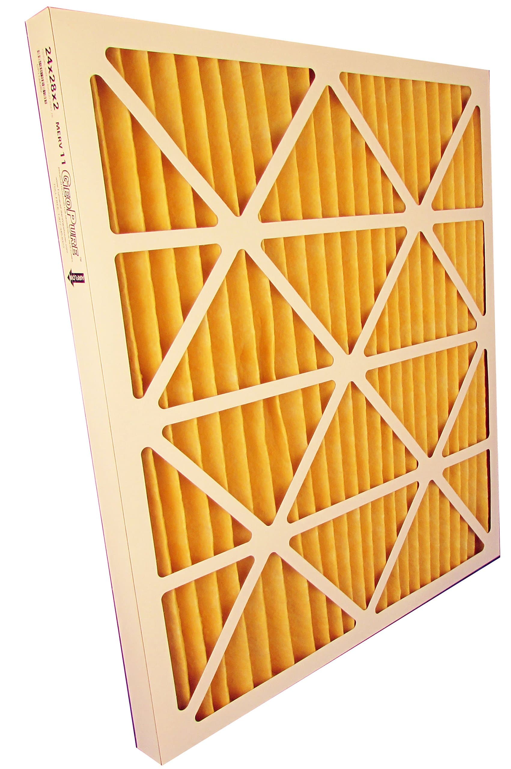 24x28x2 MERV 11 GeoPure Geothermal Air Filter (pack of 6)