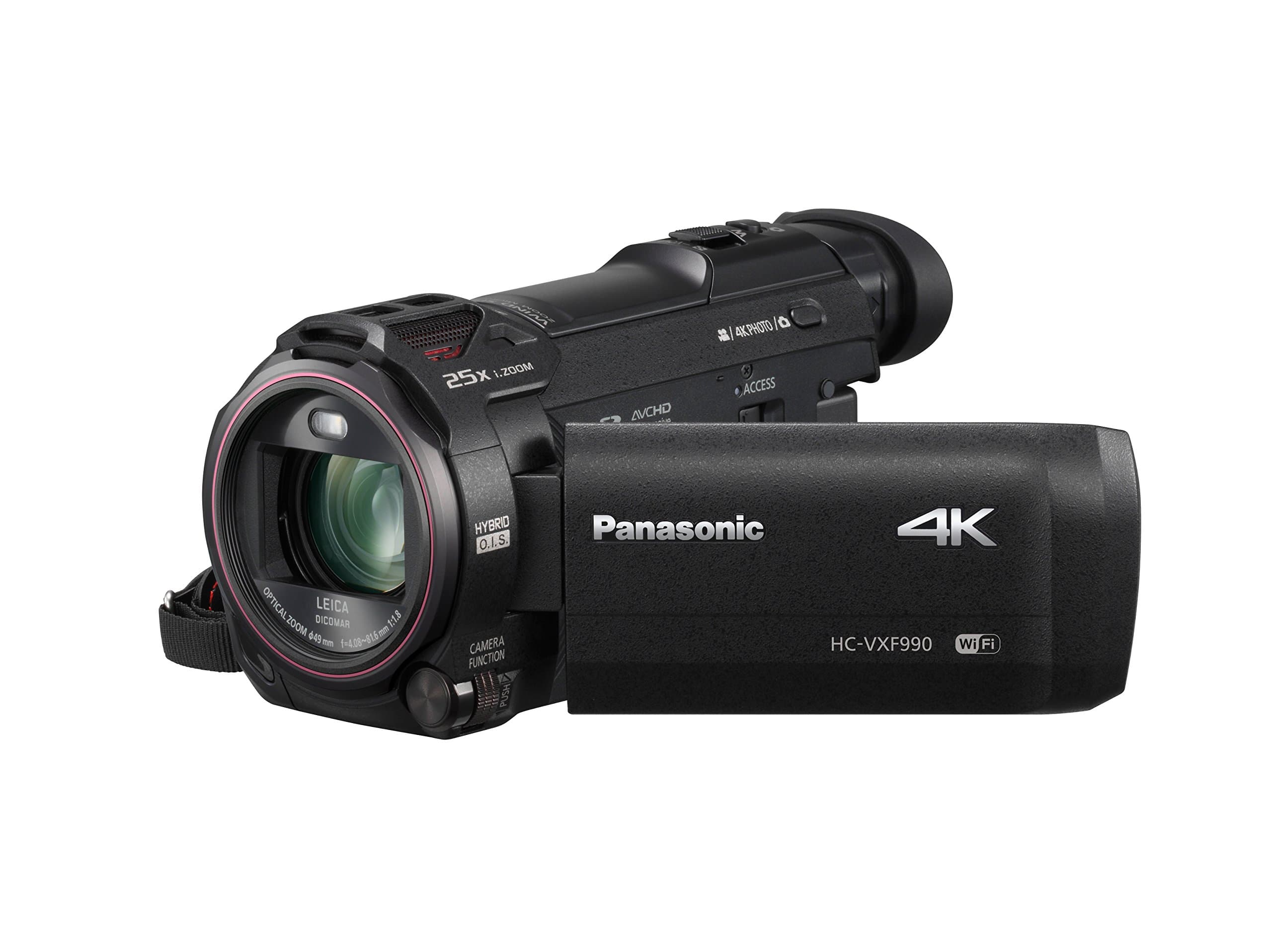 Panasonic HC-VXF990EBK 4K Camcorder with Wireless Multi Camera Function - Black