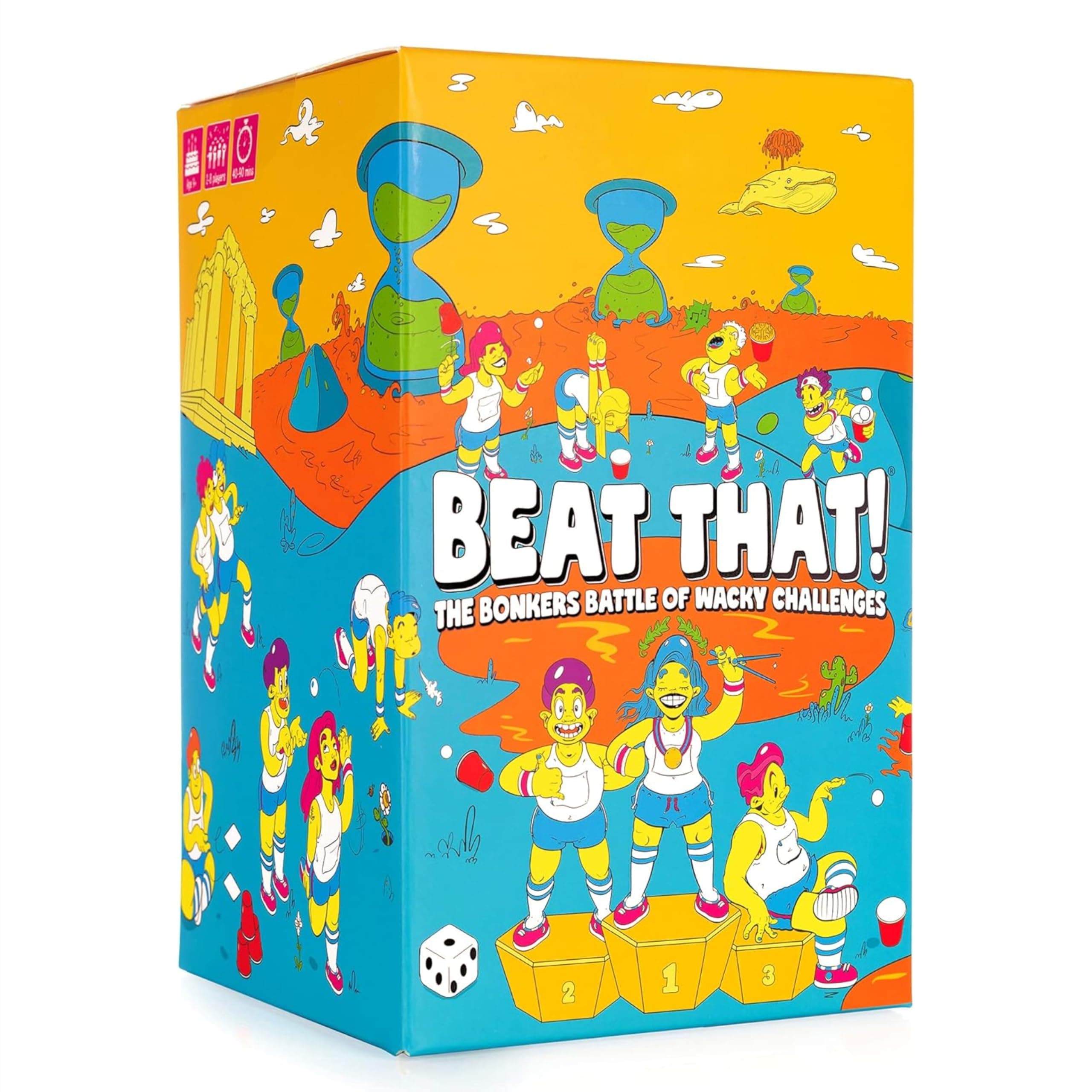 Gutter Games Beat That! Game and Home Object Extended Combo Pack [Family Party Game for Kids and Adults]