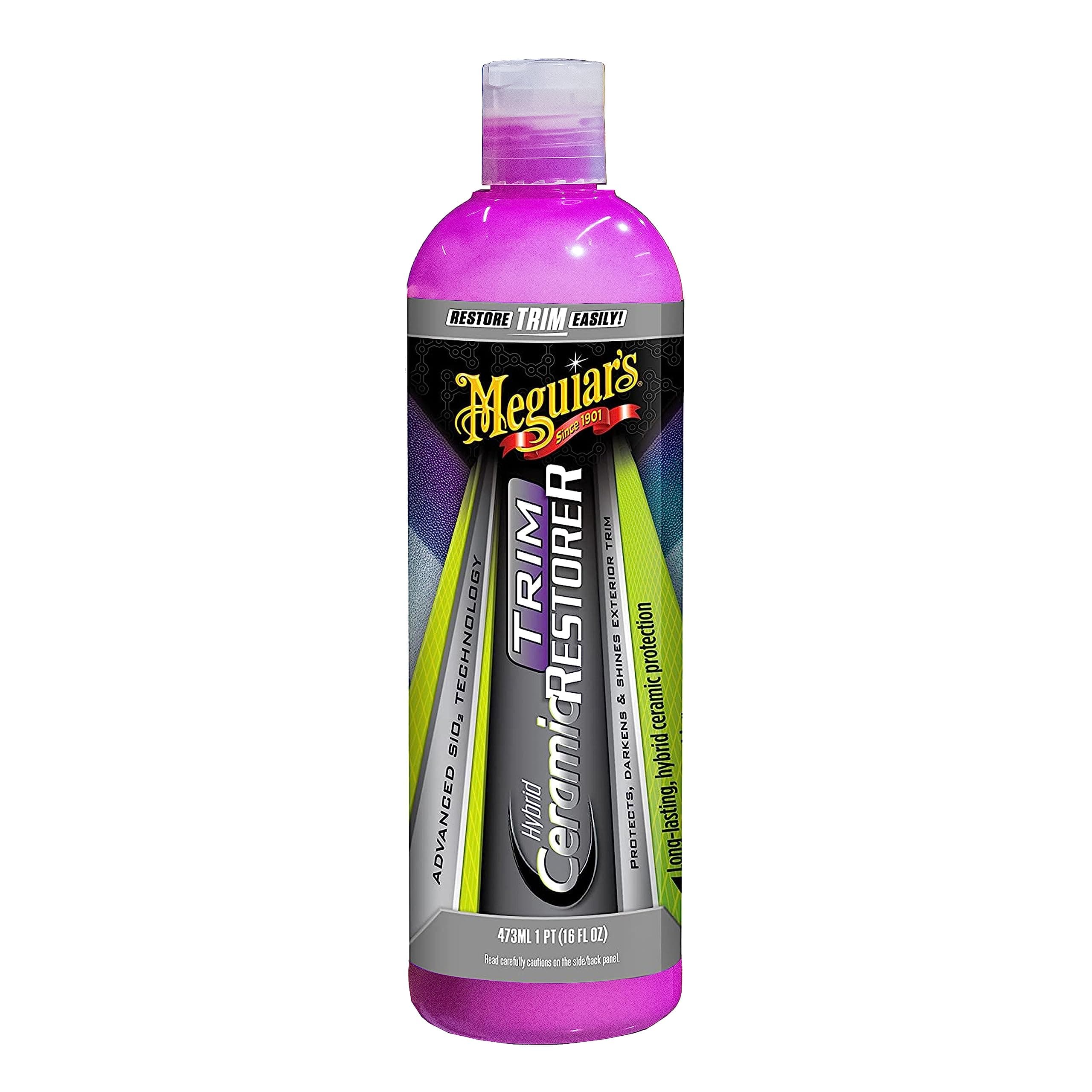 Meguiar's G220316 Hybrid Ceramic Trim Restorer, Car Trim Plastic Restorer, 16 oz.