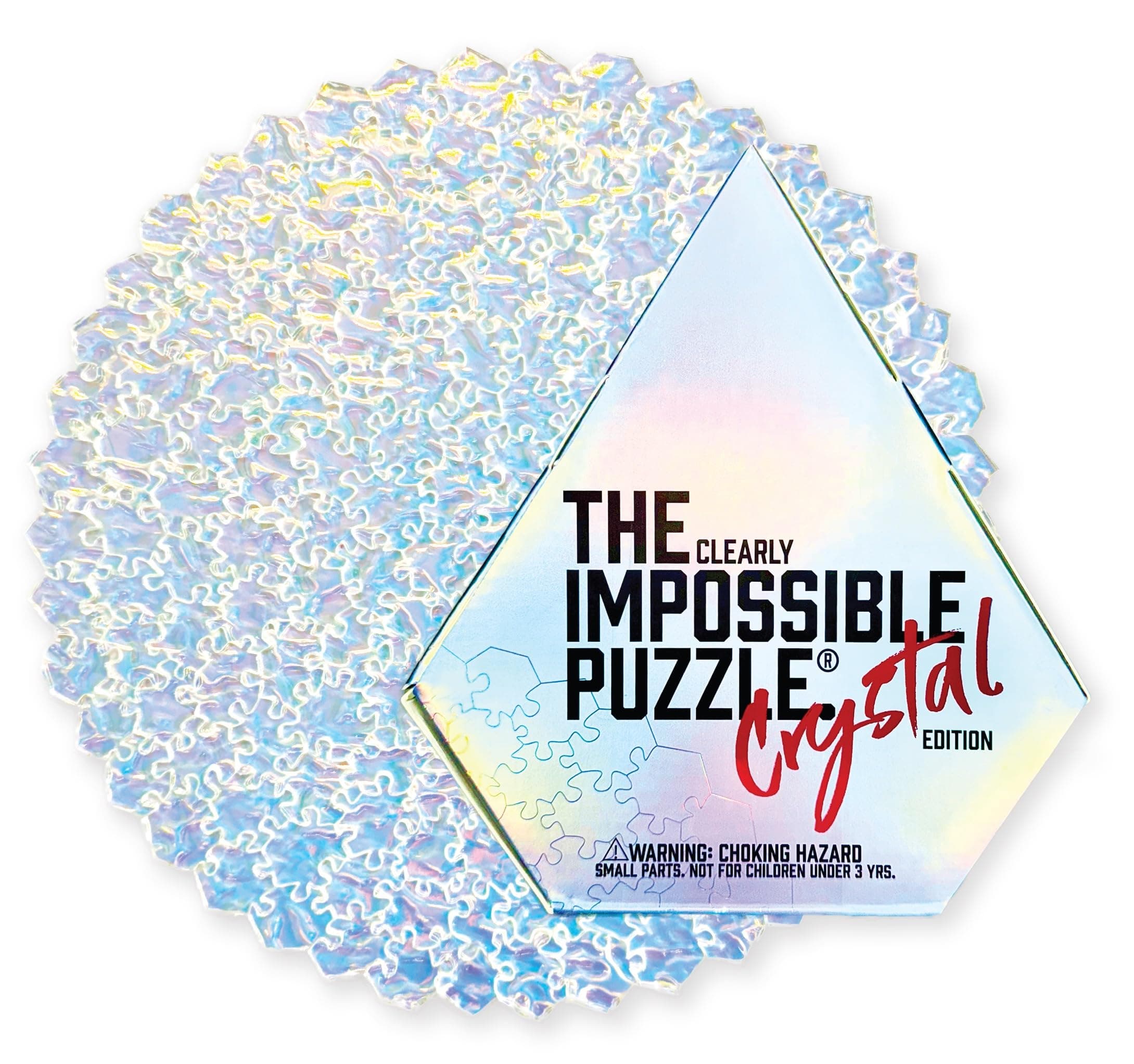 Clearly Impossible Puzzle - 100, 200, 500, and 1000 Piece The Hardest Puzzle for Adults - Crystal Edition