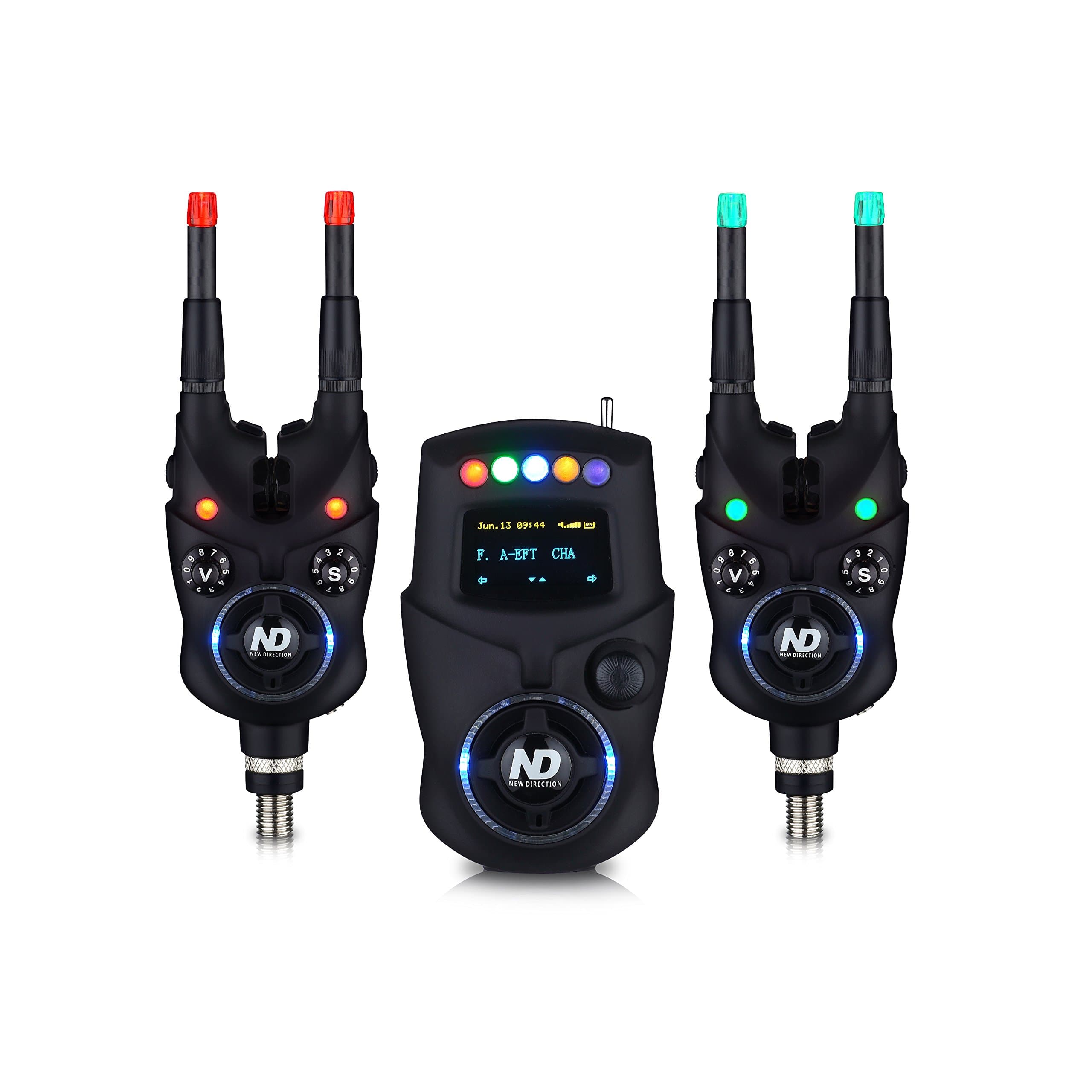 New Direction Tackle Carp Fishing Bluetooth Bite Alarm 2+1 Set For Smartphone