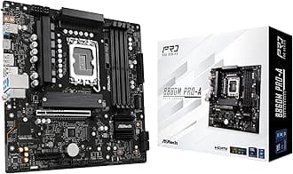 ASRock B860M Pro A DDR5 8666 MHz 256GB M.2 LGA1851 B860 Micro ATX Motherboard Intel Core Ultra BIOS Flashback SATA3 6.0 Gb/s PCIe 5.0