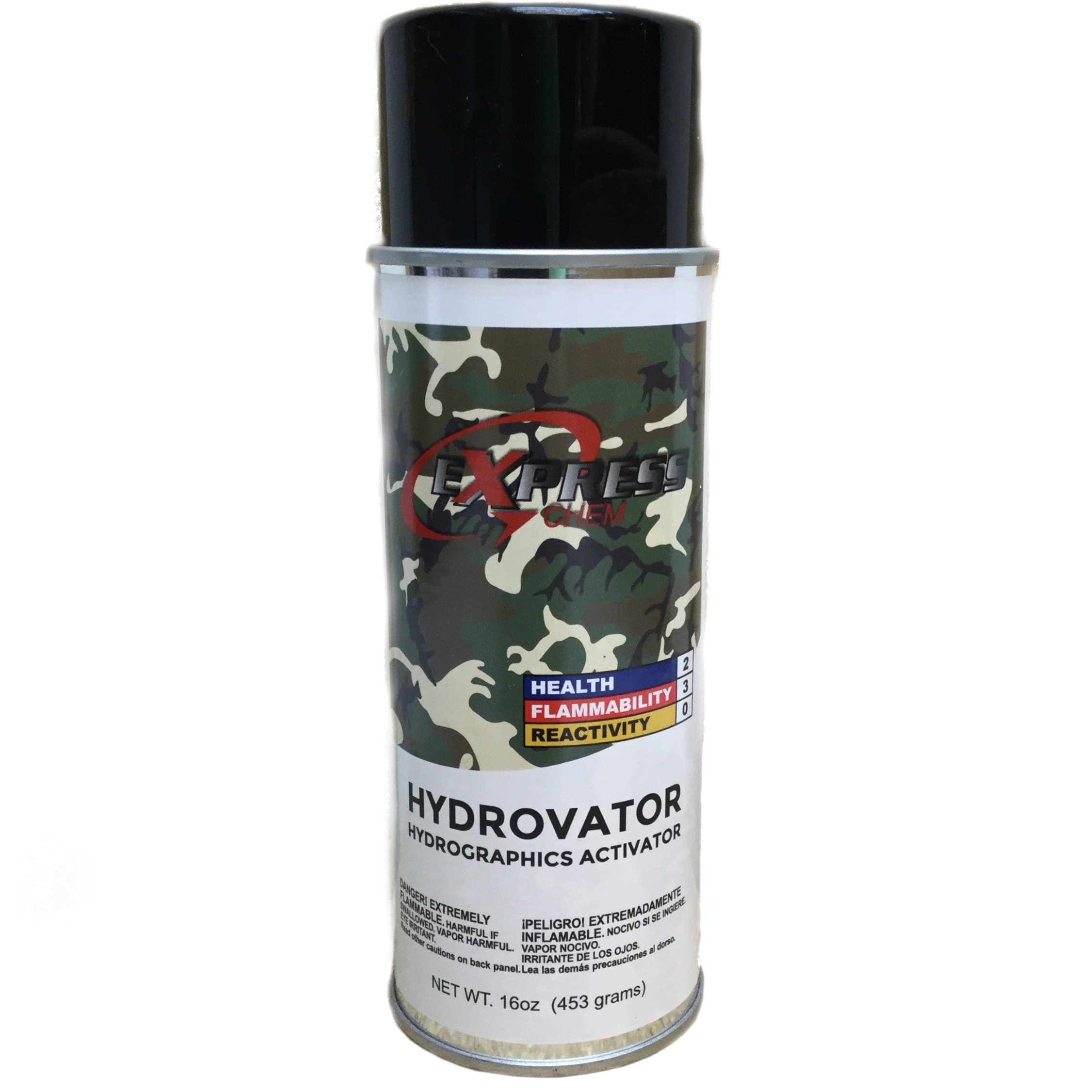 Hydrographic Film Activator - 16 Oz Aerosol Spray Can Hydrovator Hydro Graphic Film Water Transfer Printing Hydro Dipping Dip