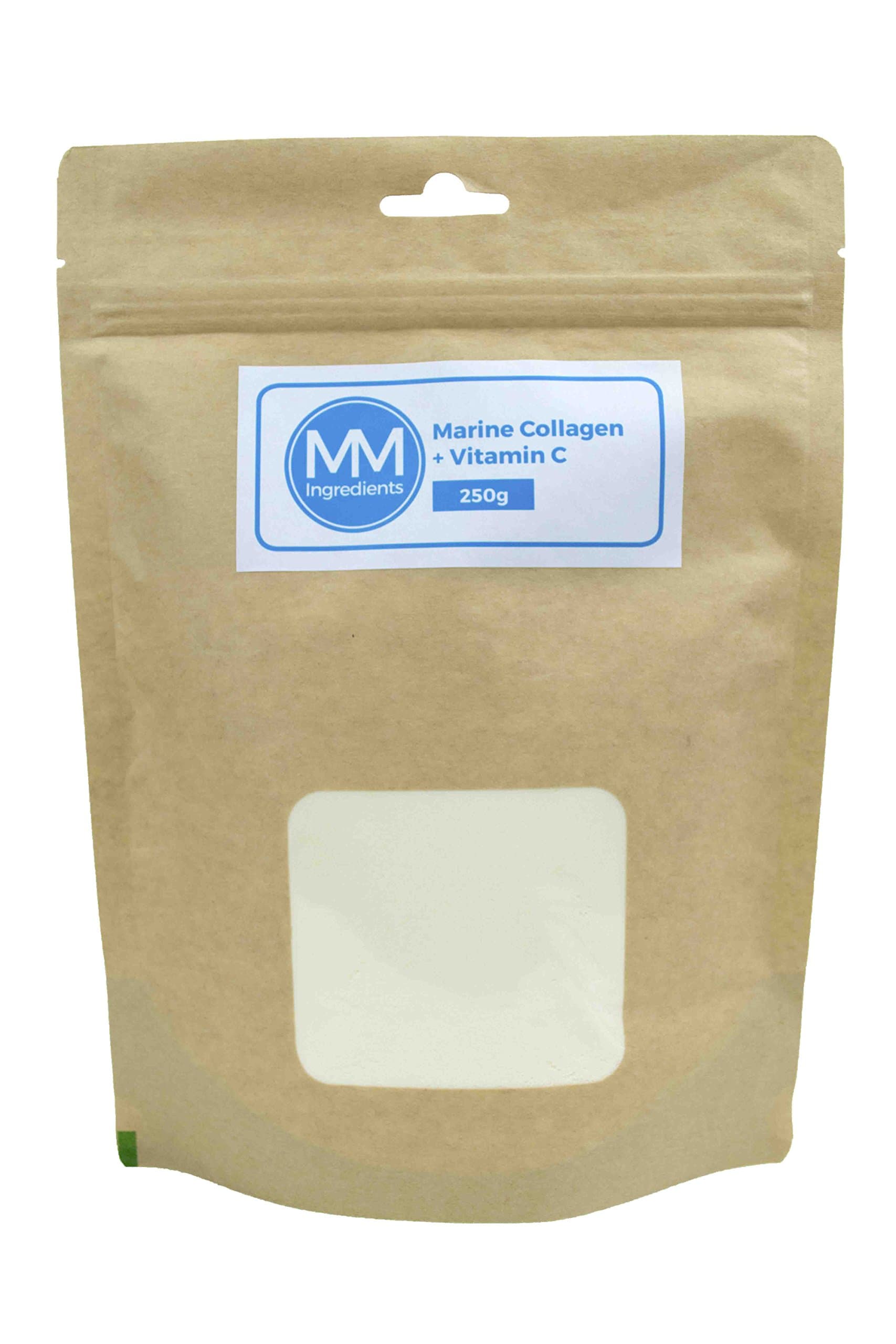 Marine Collagen Plus Vitamin C 250g, in a Recyclable and resealable Pouch