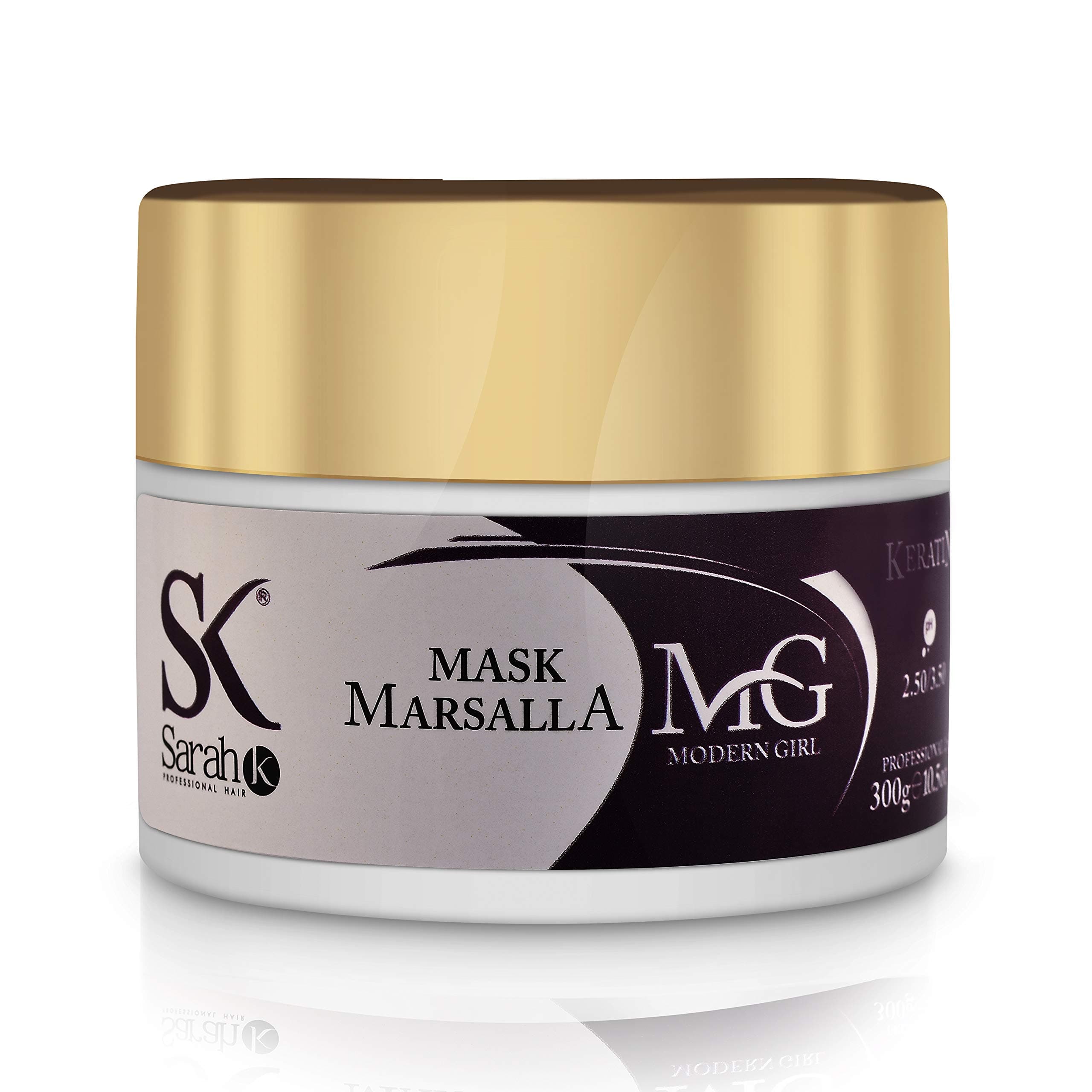 Modern Girl Marsala Red Hair Tinted Color Extender Mask – Color Depositing Conditioner Hair Dye Kit Repairs & Renews Color for Color-Treated & Naturally Red & Auburn Tones by Sarah K, 300 mL/10.5 oz.