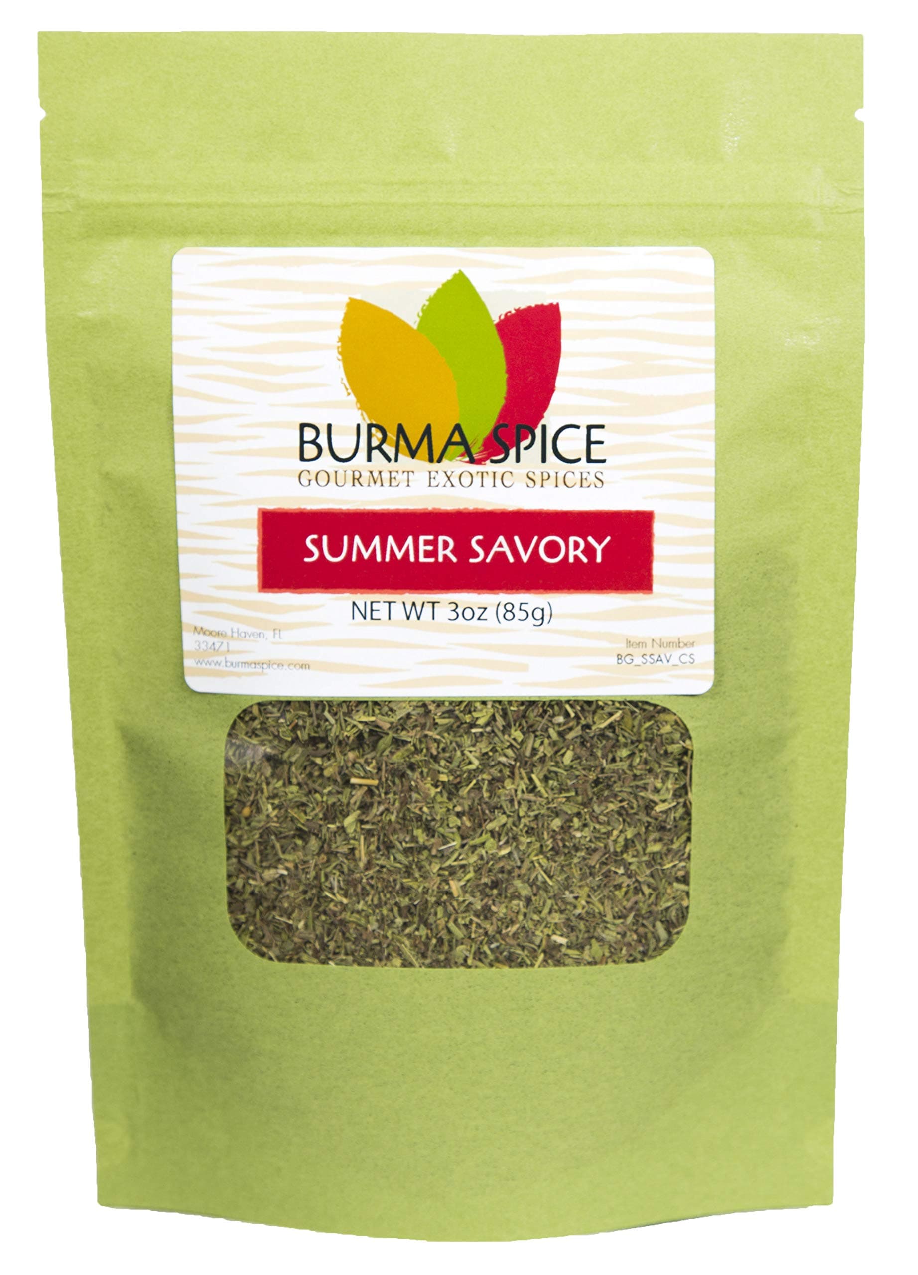 Summer Savory | Seasonal Herb | Perfect for Replacing Salt and Pepper in Fish Dishes 3 oz.
