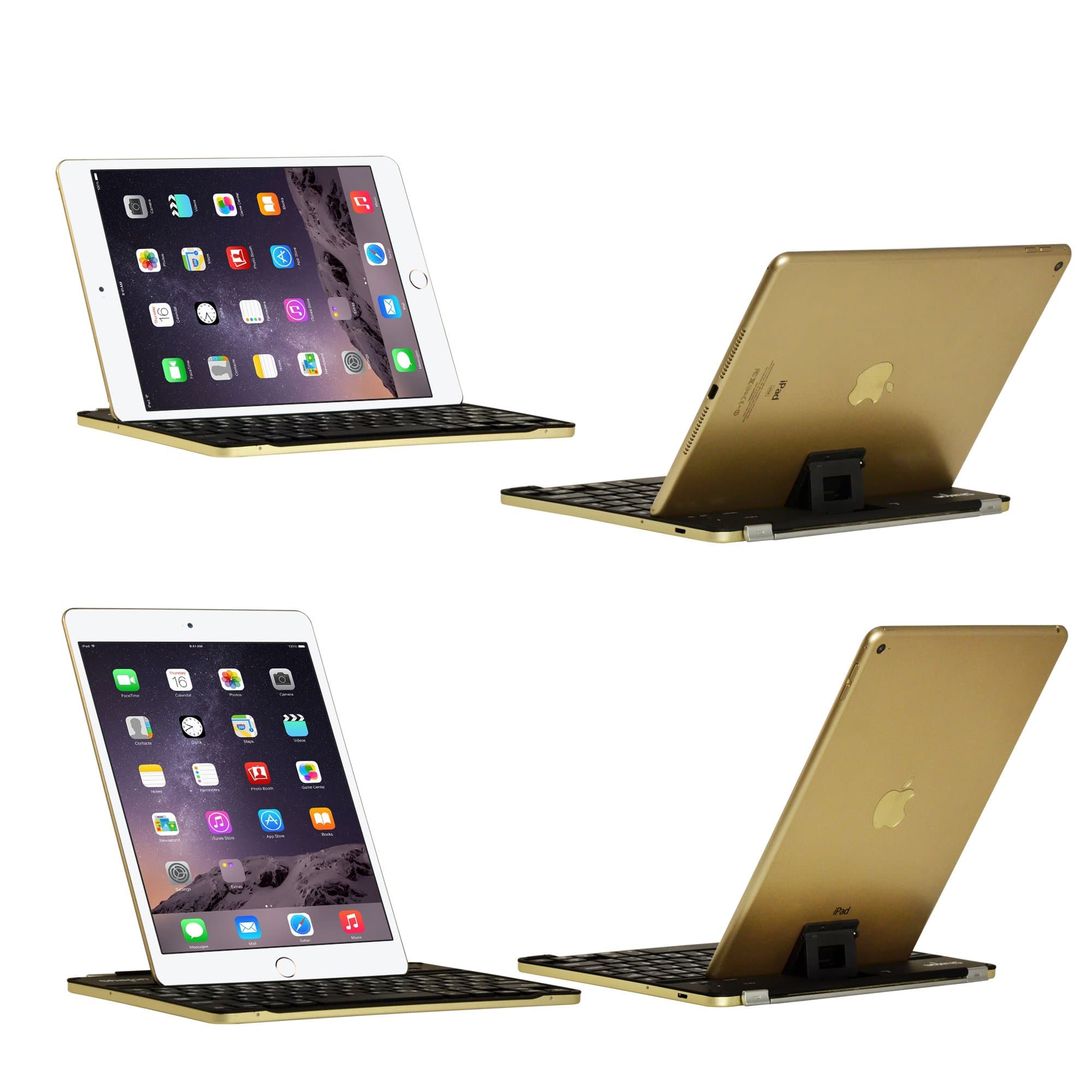 LEICKE Sharon SI54228 Ultra Slim Keyboard Portfolio Case Cover for Apple iPad Air 2