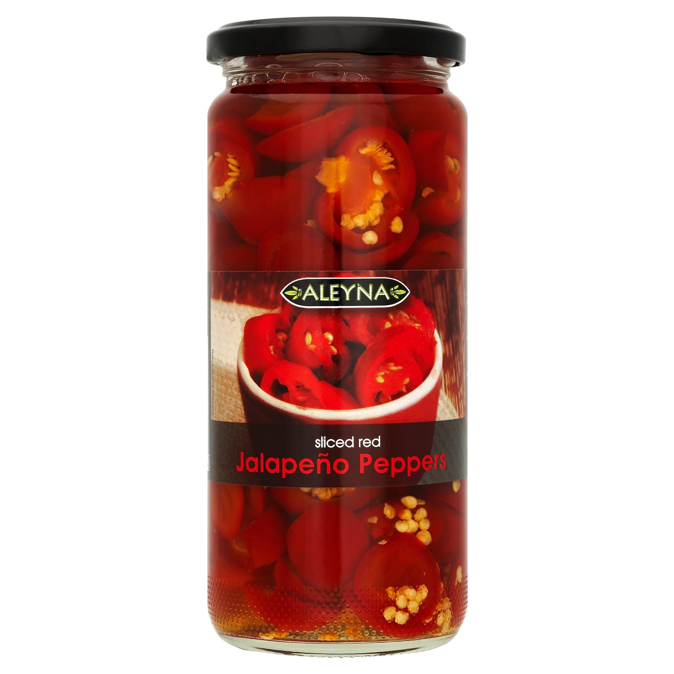 Aleyna Sliced Red Jalapeno Peppers, 480g