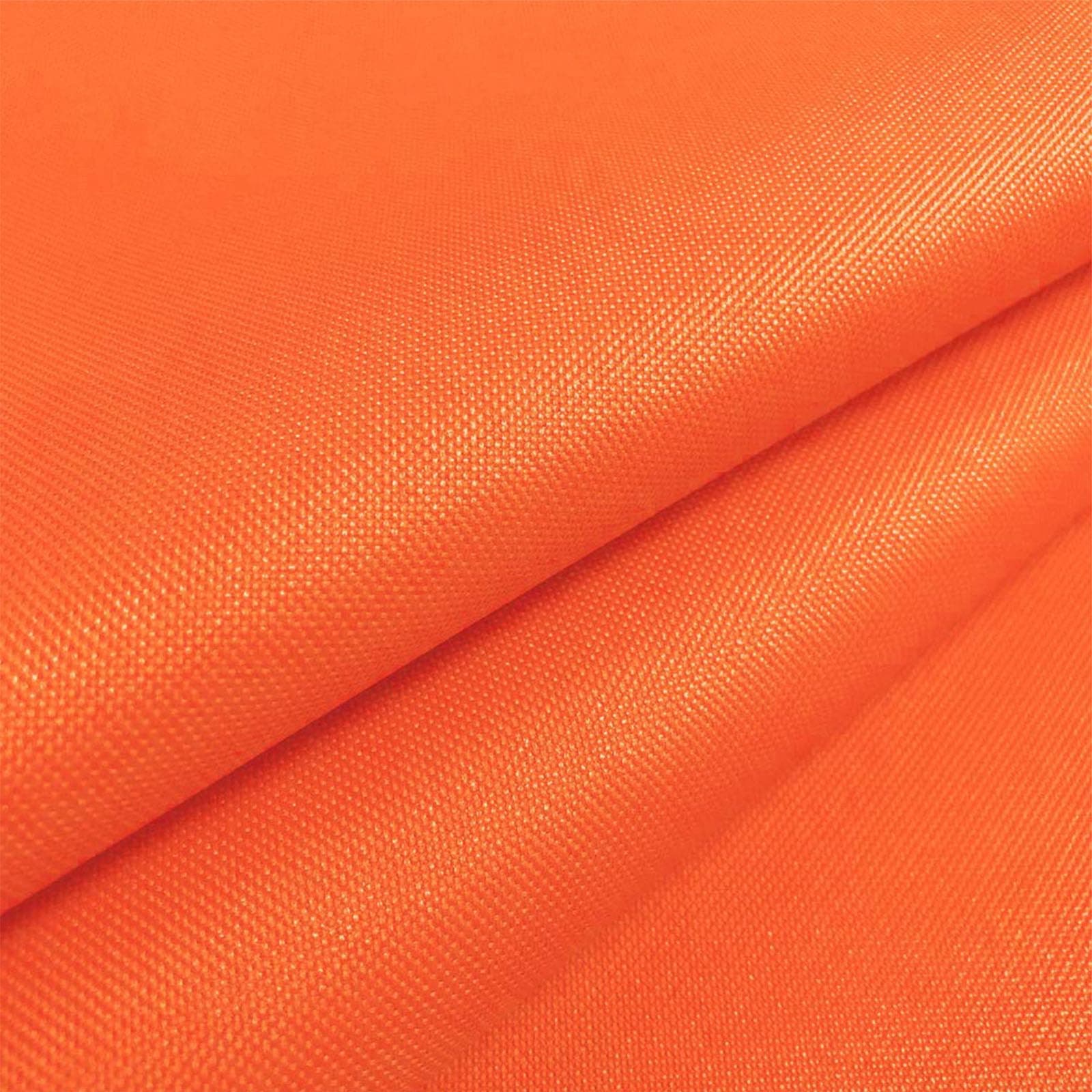 Waterproof Canvas Fabric by The Yard 600D Upholstery Fabric for Chairs 58" Wide Indoor Outdoor Water Resistant Canvas Polyester Material Sewing DIY Cloth, 1 Yard Orange