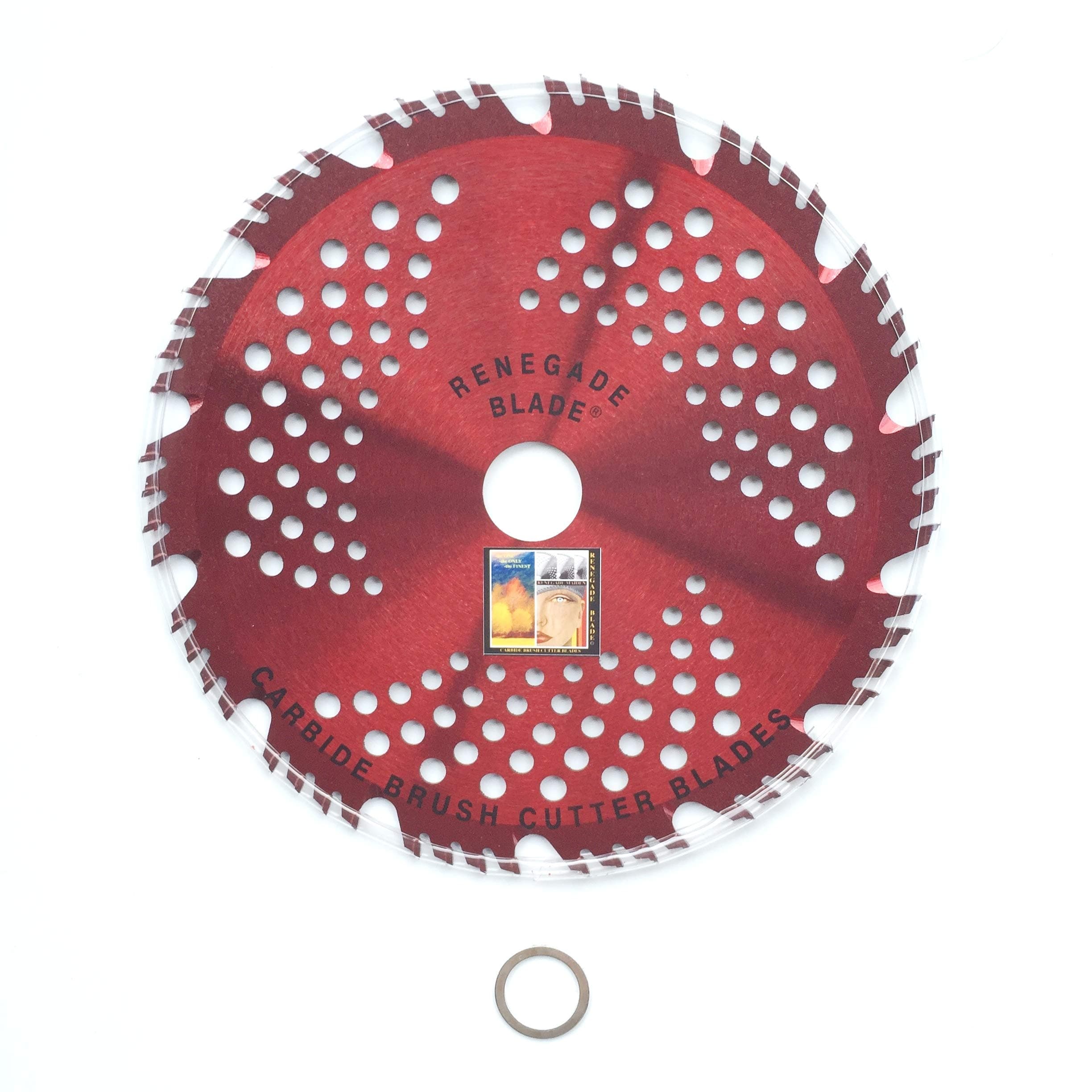 1 Blade 8"-56t - RENEGADE BLADE® Razor/Hybrid - Multi-Purpose Specialty - Carbide Brush Cutter Weed Eater Blades, 203mm Diameter.