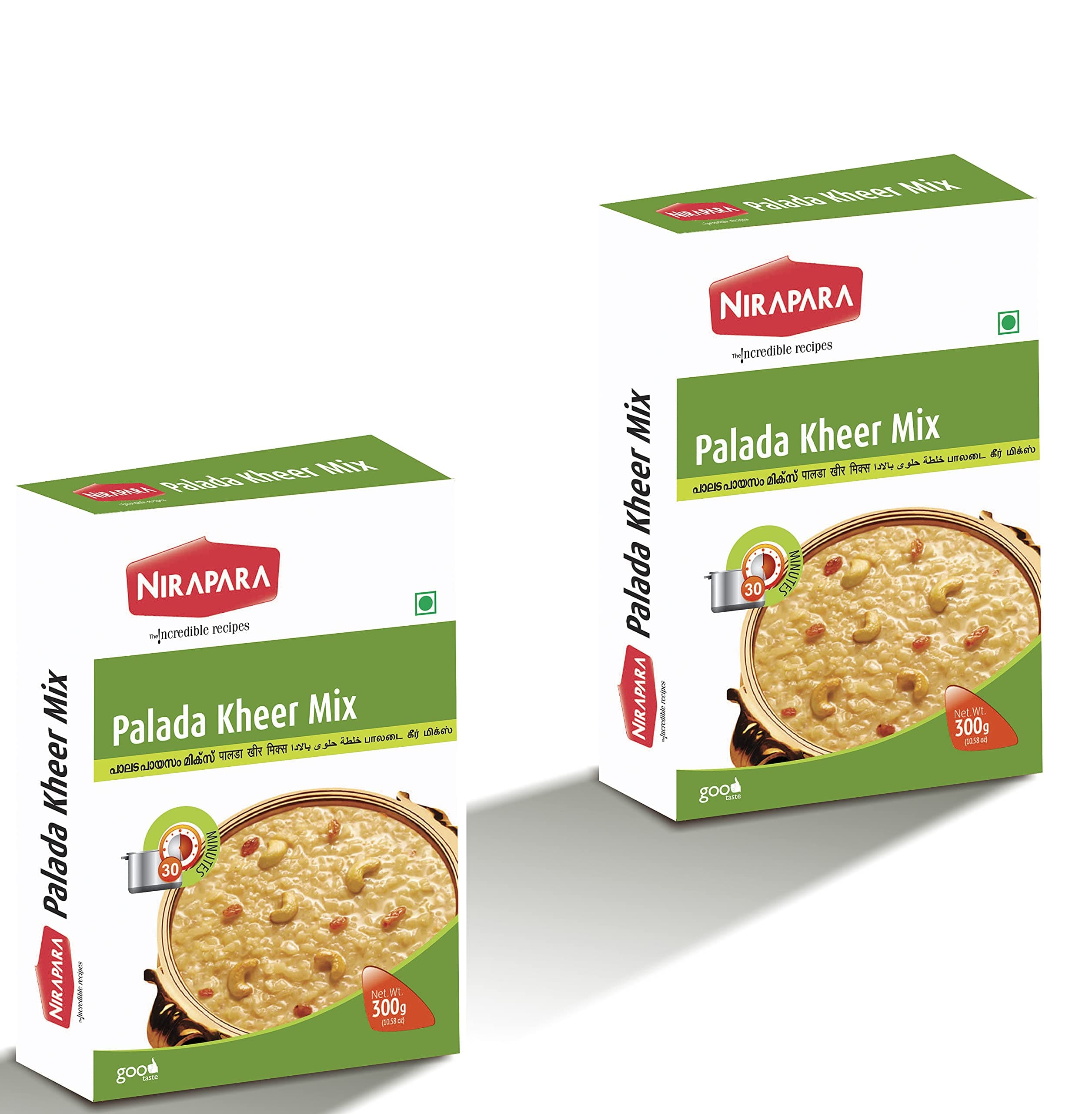 NIRAPARA Palada payasam mix palada kheer mix palada payasam Instant palada mix palada rice palada pradhaman 600 Gram ( 300G Pack of 2 )