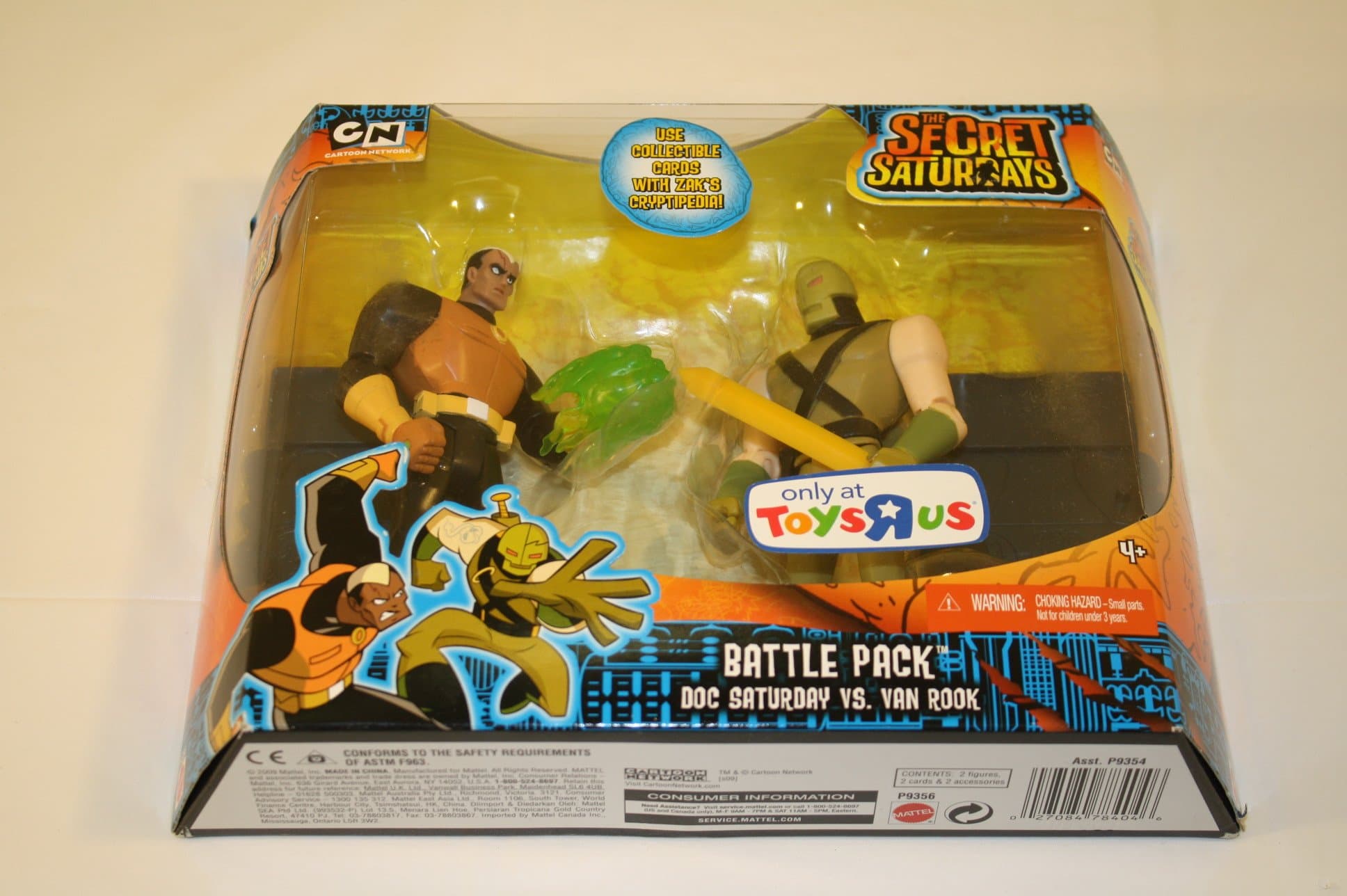 The Secret Saturdays Exclusive Action Figure Battle Pack Doc Saturday vs. Van Rook