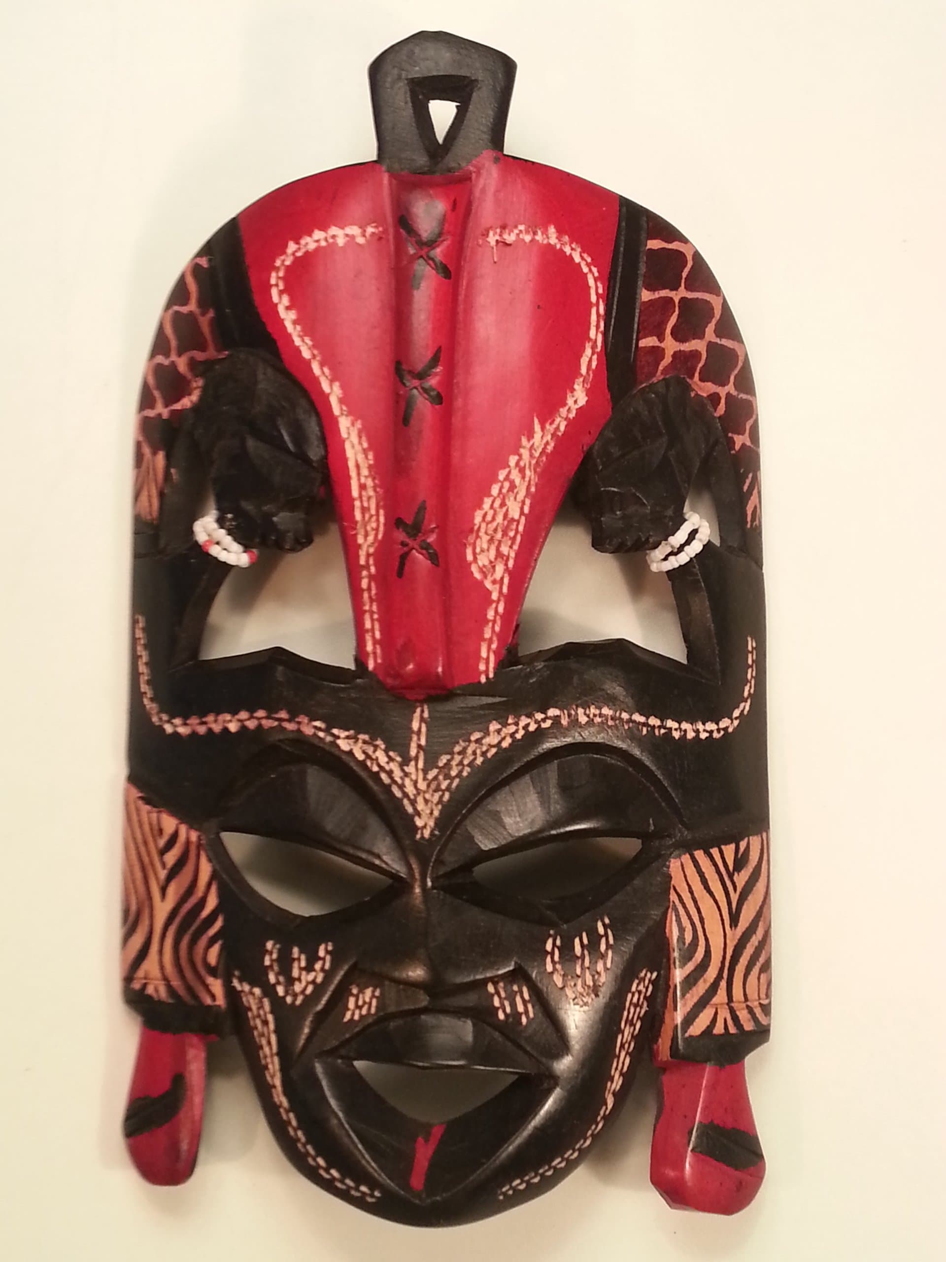 African Masks- Hand Carved Wooden Maasai Masks