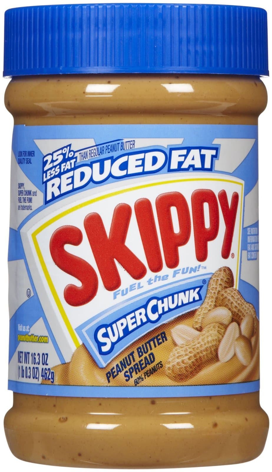 Skippy Peanut Butter, Super Chunk, Reduced Fat, 16.3 oz