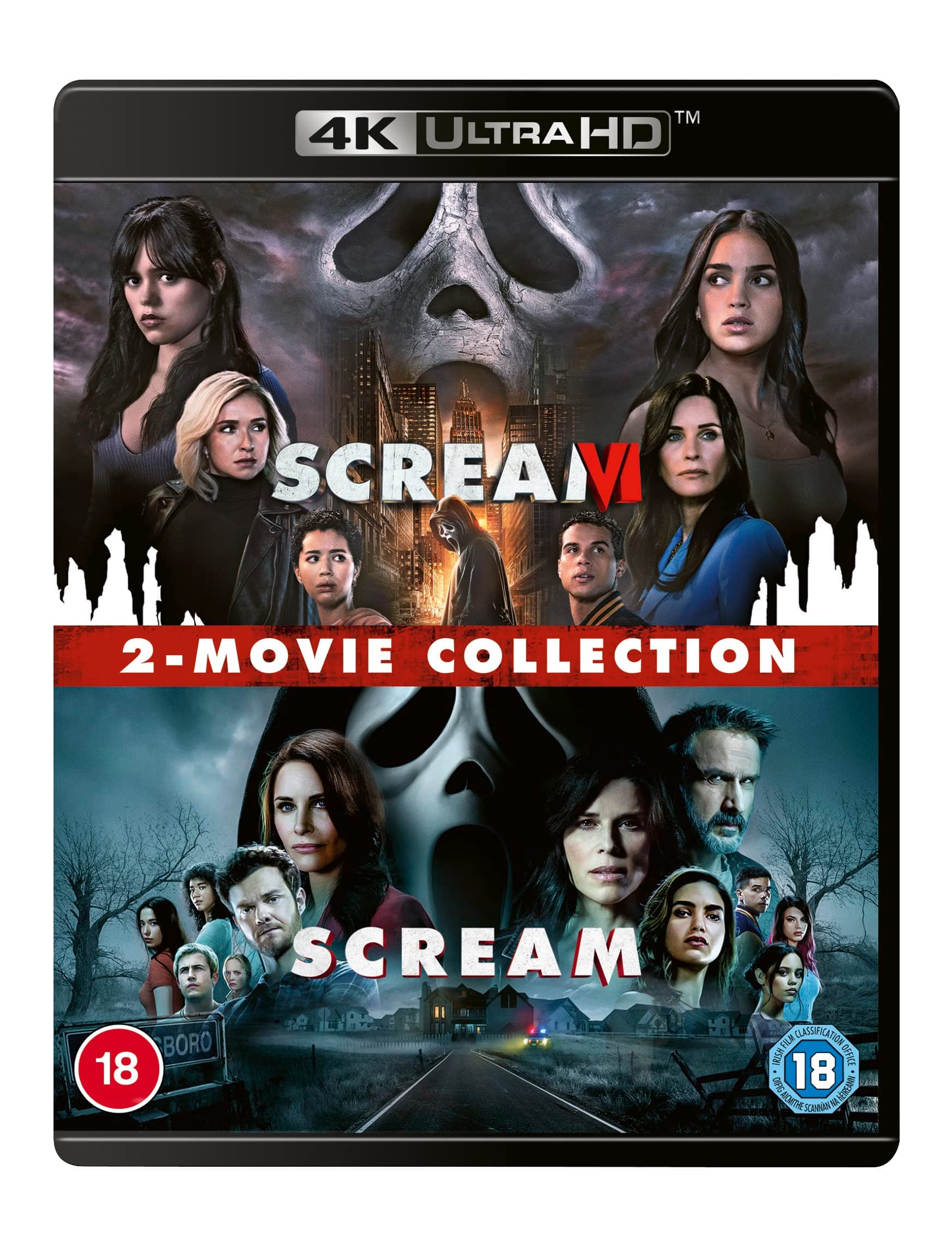 Scream (2022) + Scream VI 4K UHD [Blu-ray] [Region A & B & C]