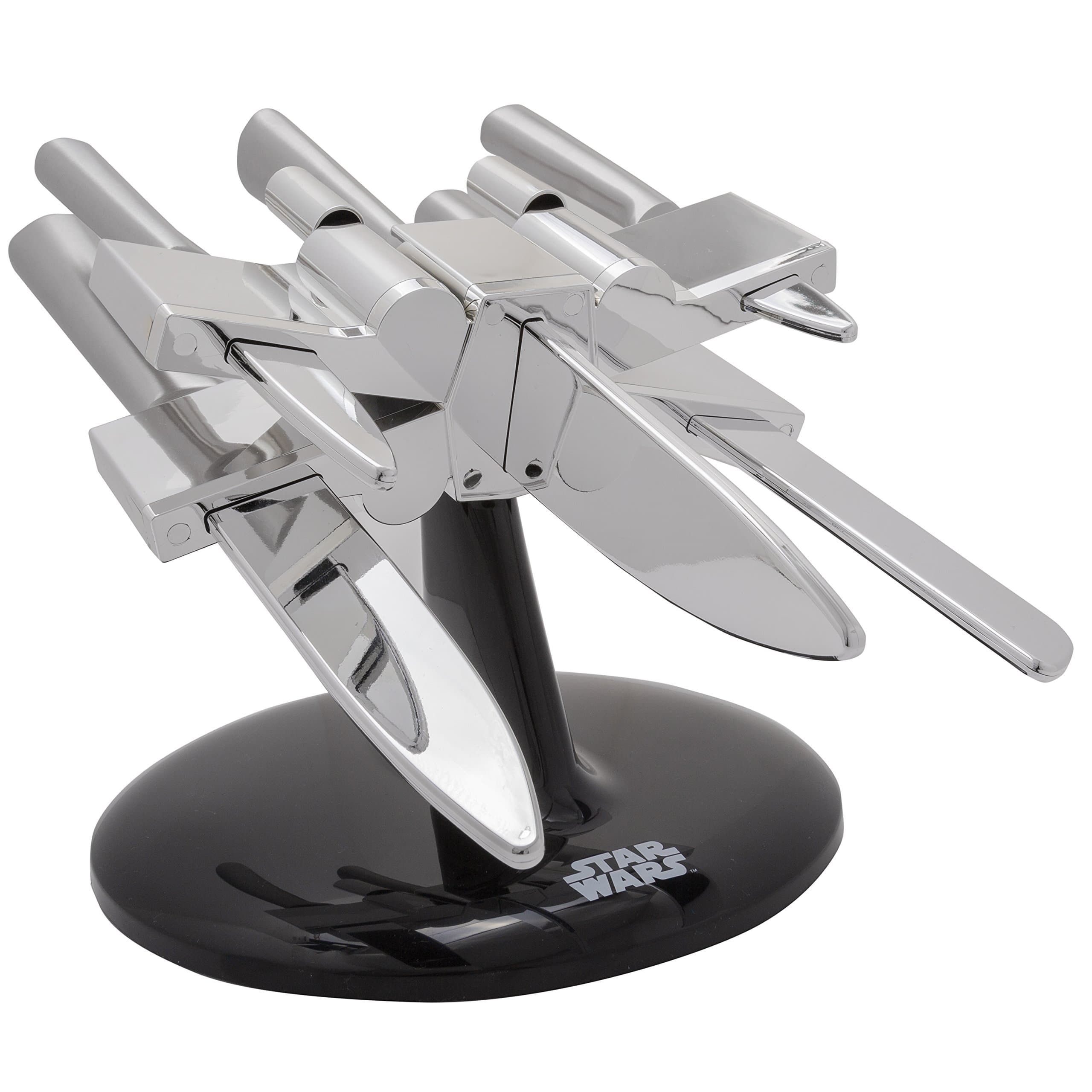 Funko 1455.8245.71 Star Wars X-Wing Knife Block, Set of 5, Silver