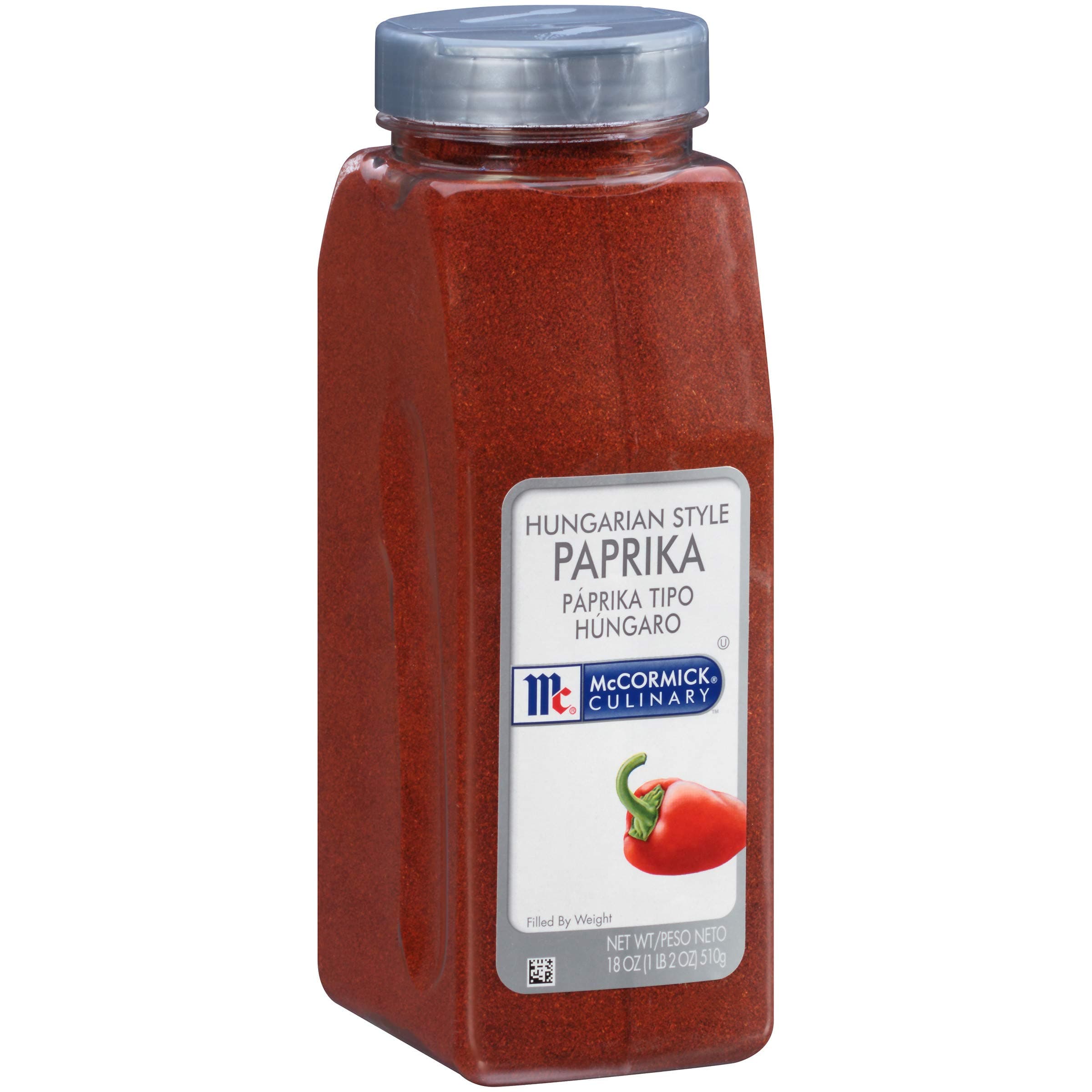 Hungarian Style Paprika, 18 oz - One 18 Ounce Container of Sweet Hungarian Paprika Powder for Culinary Professionals, Great for Rubs and Garnish