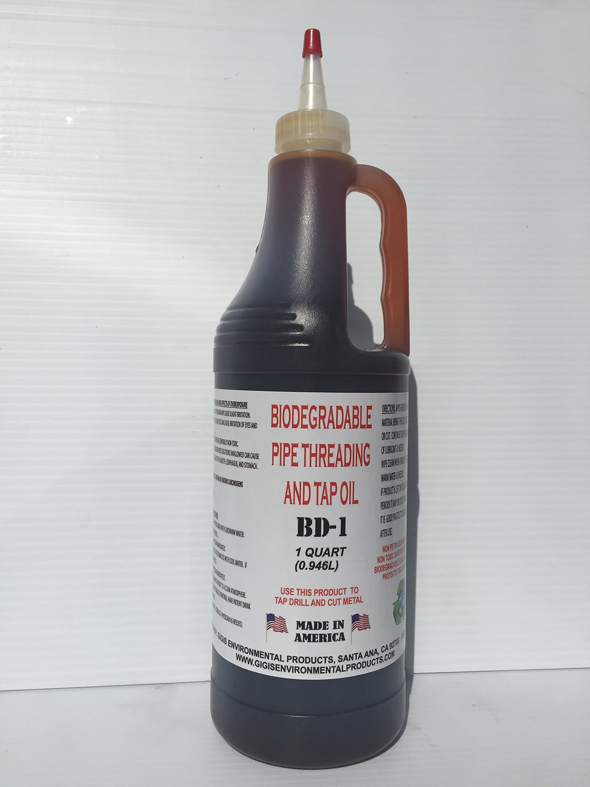 Biodegradable Pipe thread and tap oil