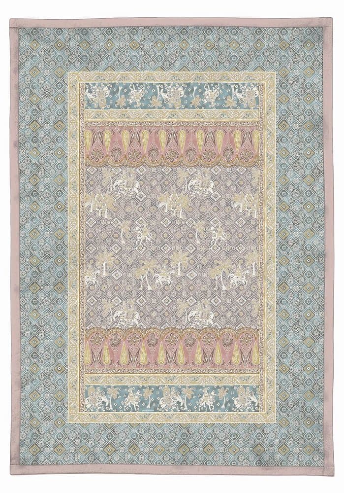 Bassetti Granfoulard.- Decorative Throw Plaid Jasmine colour V6, size 135x190 cms (53Wx74L)