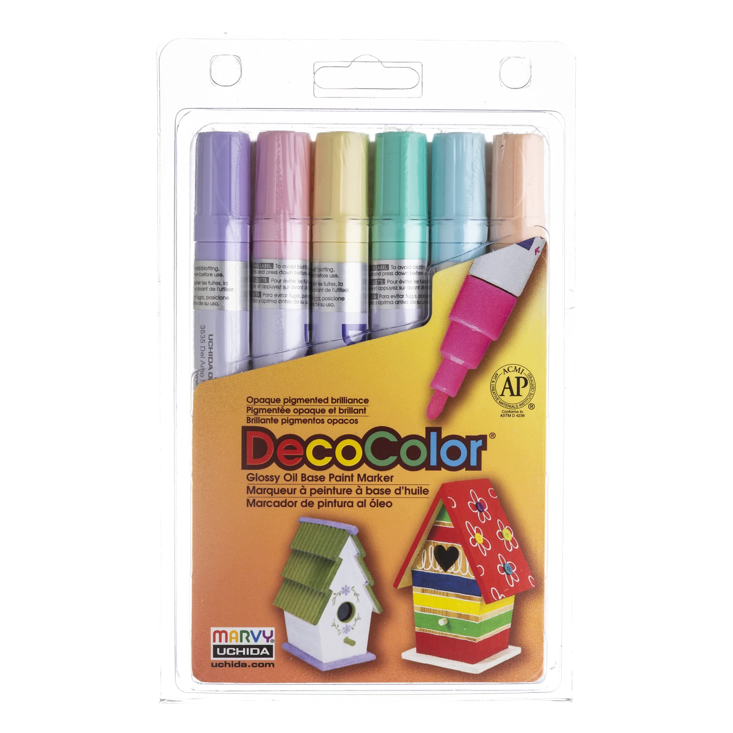 Uchida Of America Marvy DecoColor Glossy Oil Base Paint Markers