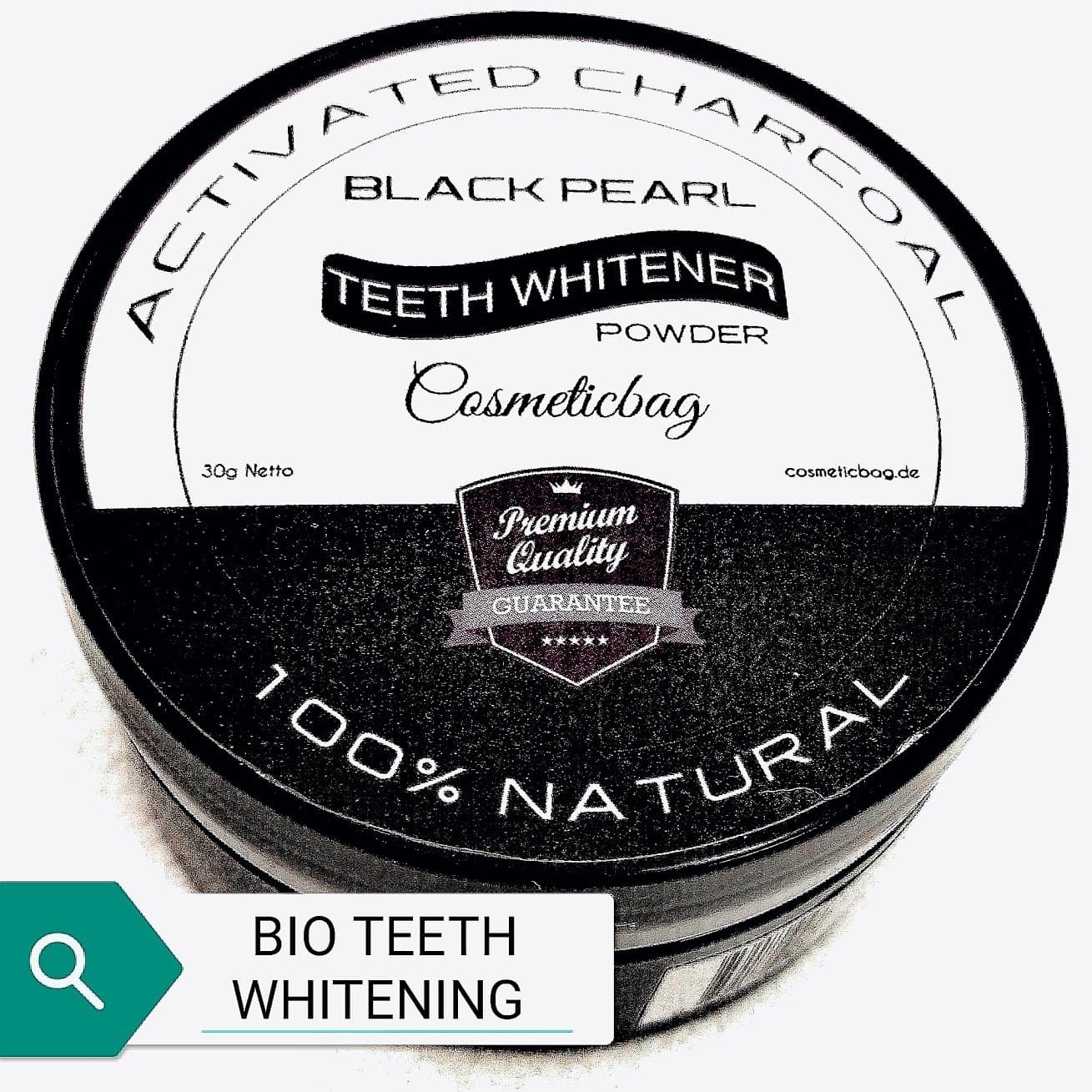 Teeth Whitening BEAUTY BIO Teeth Whitener Powder → ACTIVATED CHARCOAL ACTIVE CARBON POWDER → Black Pearl Active Charcoal Natural Bio → Teeth Whitening Teeth Whitening Tooth Polish Natural Activated Carbon Powder Cosmeticbag 100% Natural TEETH WHITE POWDER TOOTH WHITE 60g
