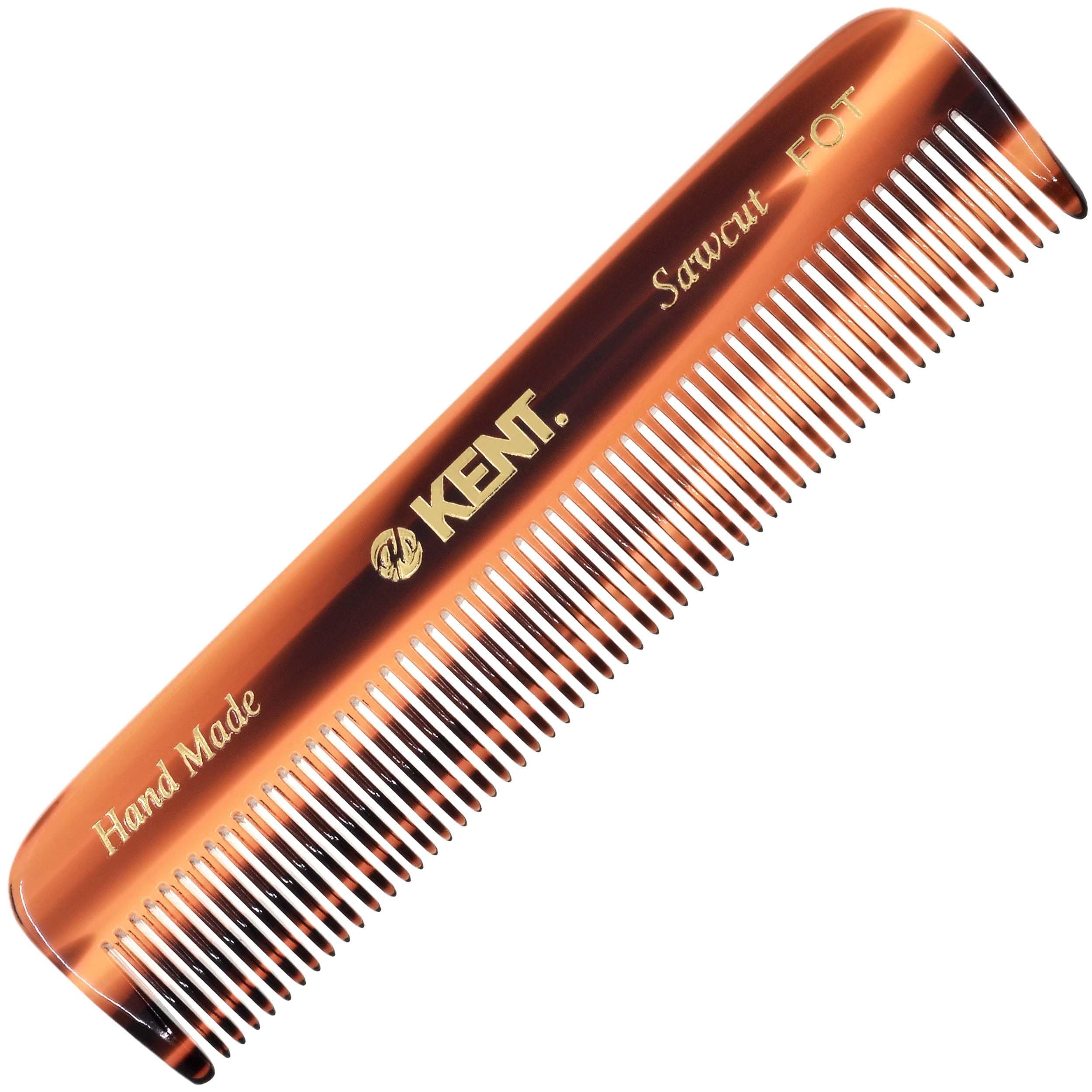 - FOT Handmade Pocket Comb for Men, Women and Kids, All Fine Tooth Hair Comb Straightener for Everyday Grooming and Styling Hair, Beard and Mustache, Saw Cut and Hand Polished, Made in England