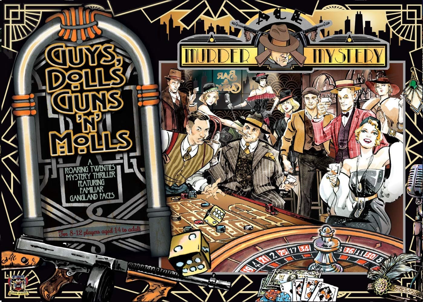 Mafia A5 box 8-10 player