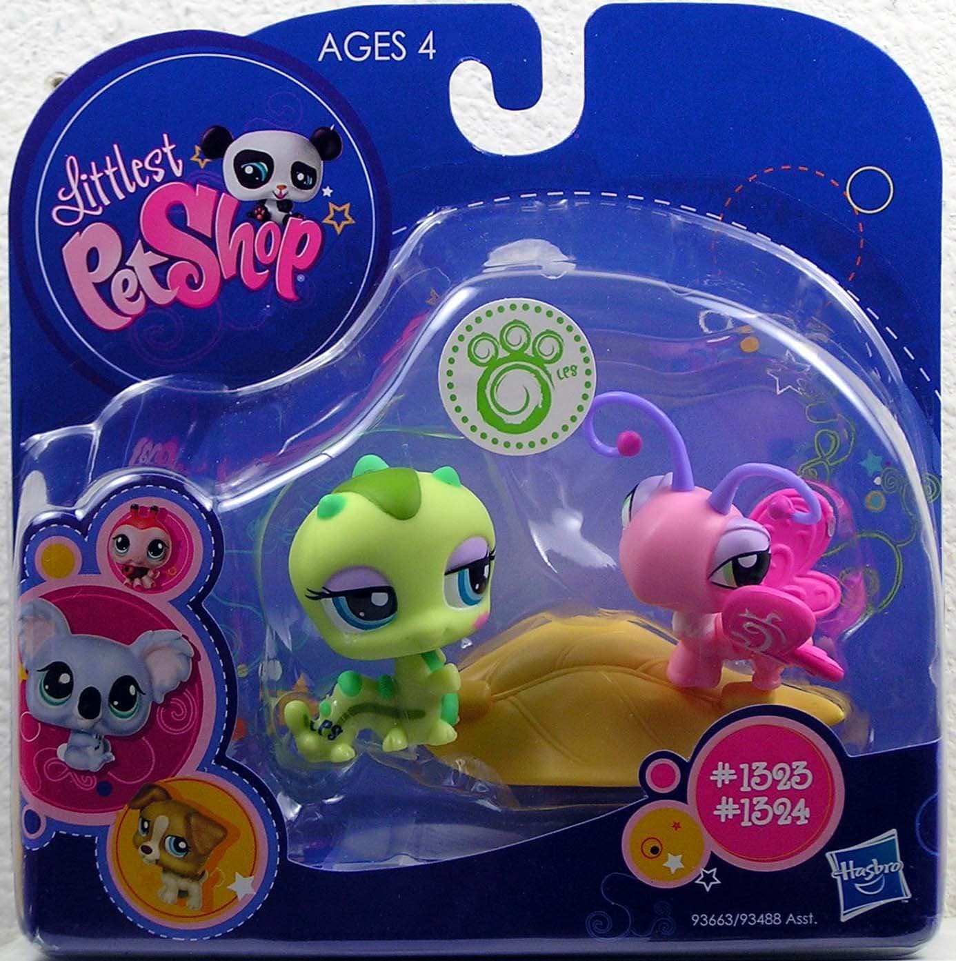 Littlest Pet Shop2010 Assortment 'B' Series 1 Collectible Figure Inchworm & Butterfly