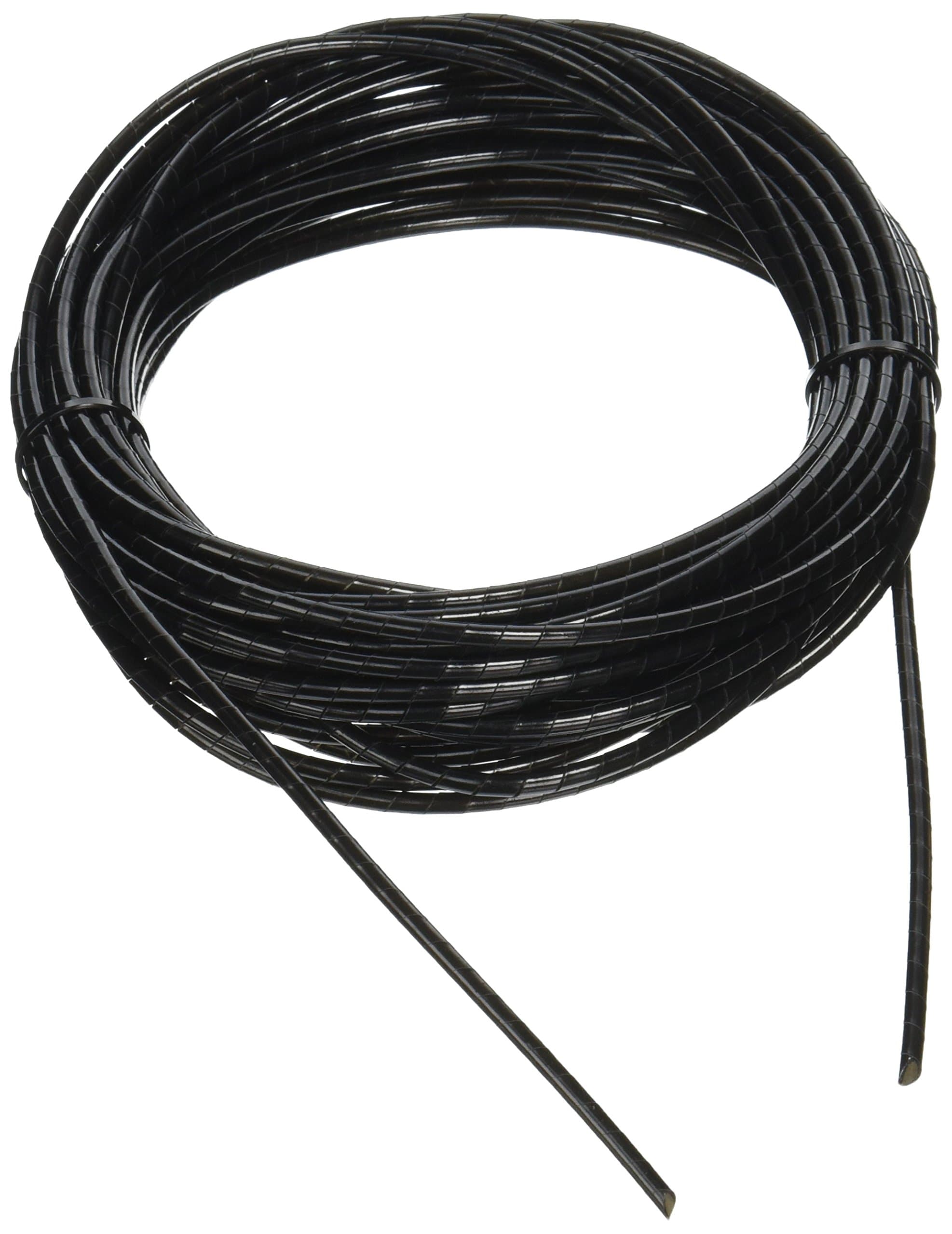 Vaisis Spiral Harness Wrap 0.118" (3mm) Outside Diameter, Black, 33 ft.
