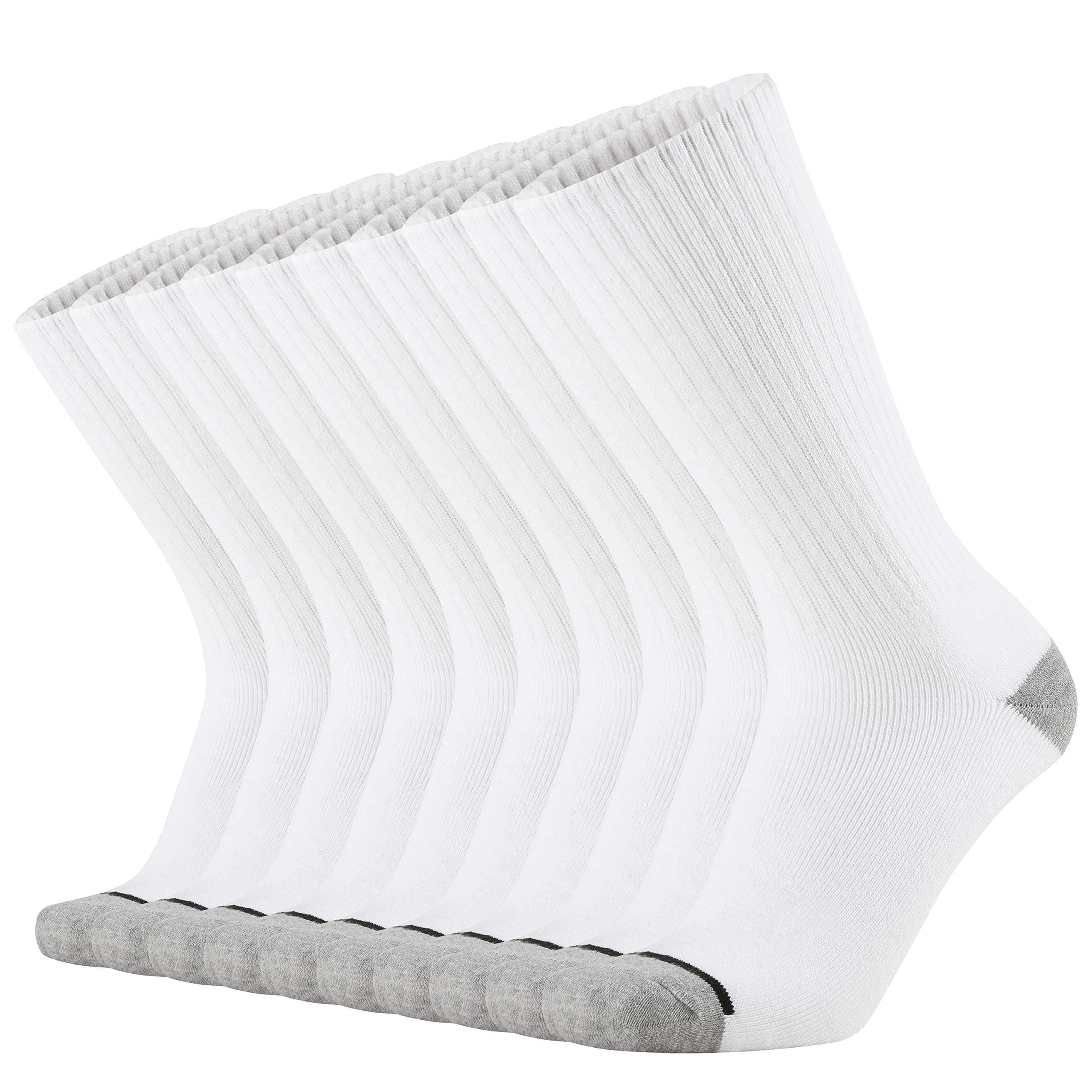 ONKEMen's Cotton Moisture Wicking Extra Heavy Cushion Athletic Work Crew Socks