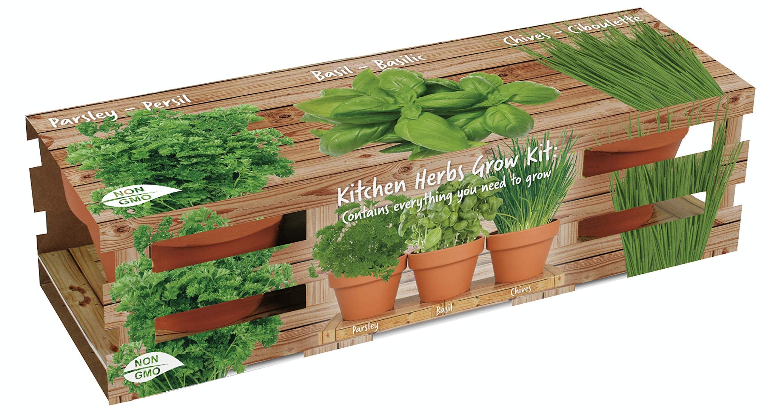 Herb Trio Grow kit by TotalGreen Holland | Home Project Germination Kit | Grow Your Herbs Indoors