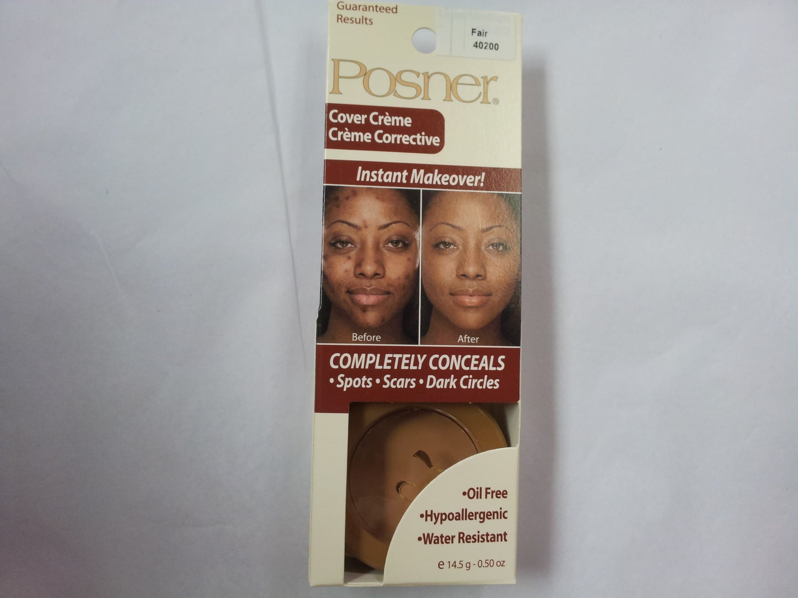 Posner Cover Creme 0.5 oz - Fair