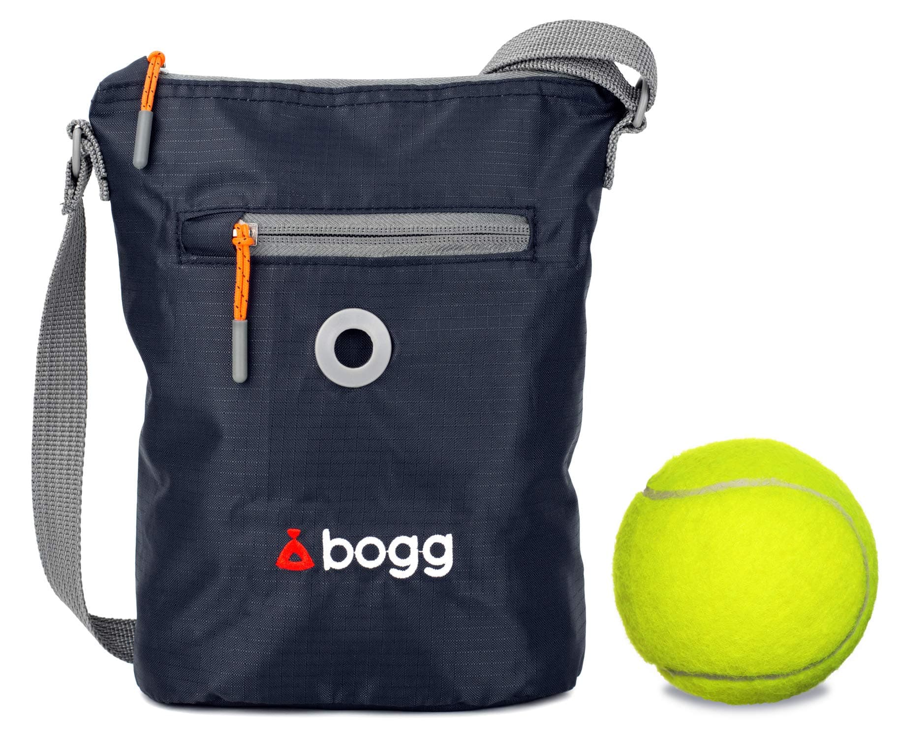 bogg | Dog walking bag | Dog poo bag dispenser | Waste carrier | Lightweight | Rainproof | Foldaway | Oscar Grey