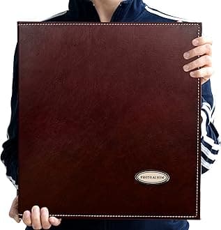 Self-Adhesive Photo Album, Dust-free, glue free and waterproof Scrapbook Album, Family album, Leather Cover, Hand Made DIY Albums Holds 3x5, 4x6, 5x7, 6x8,8x10 photos