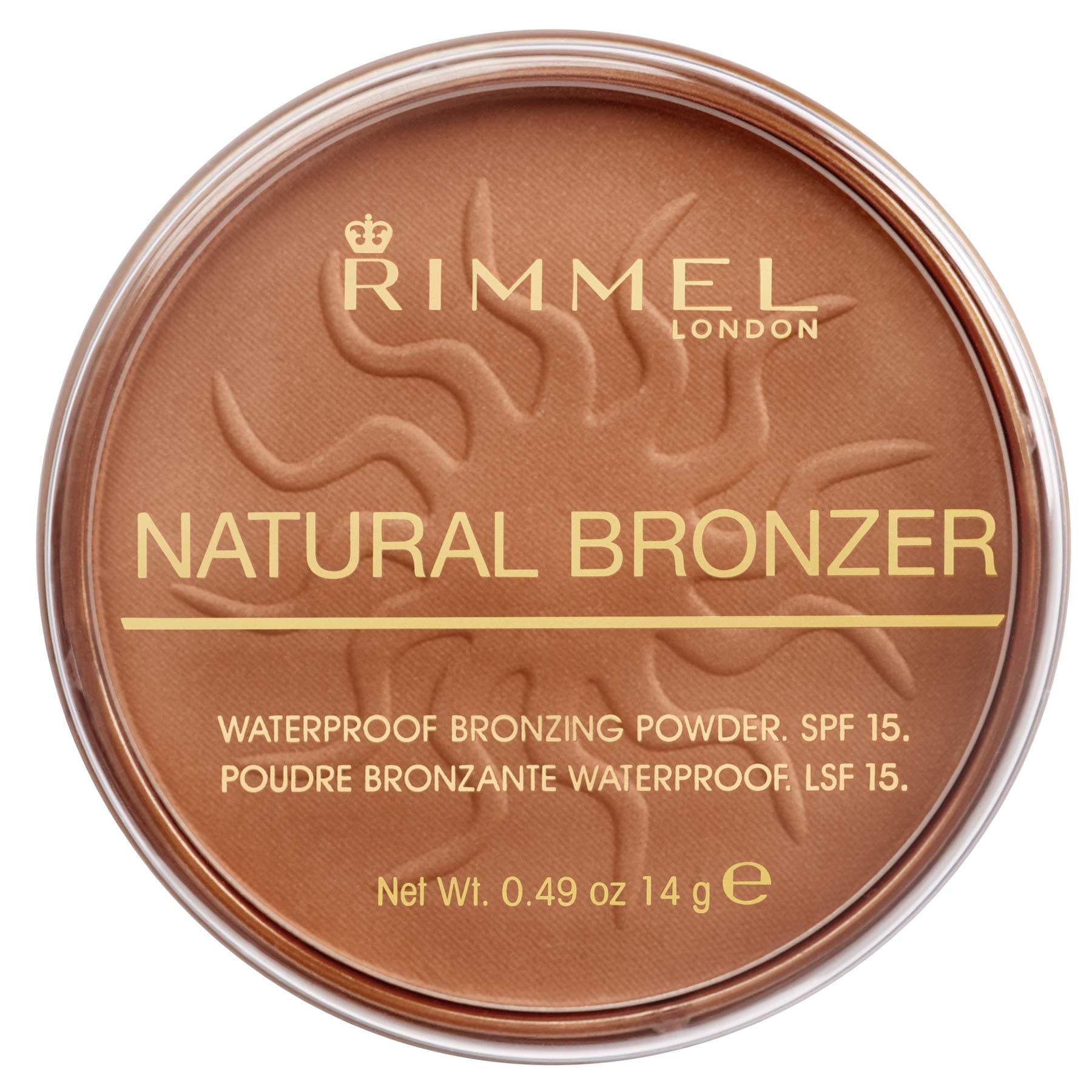Rimmel London Natural Bronzer Powder, 025 Sun Glow, 14 gm