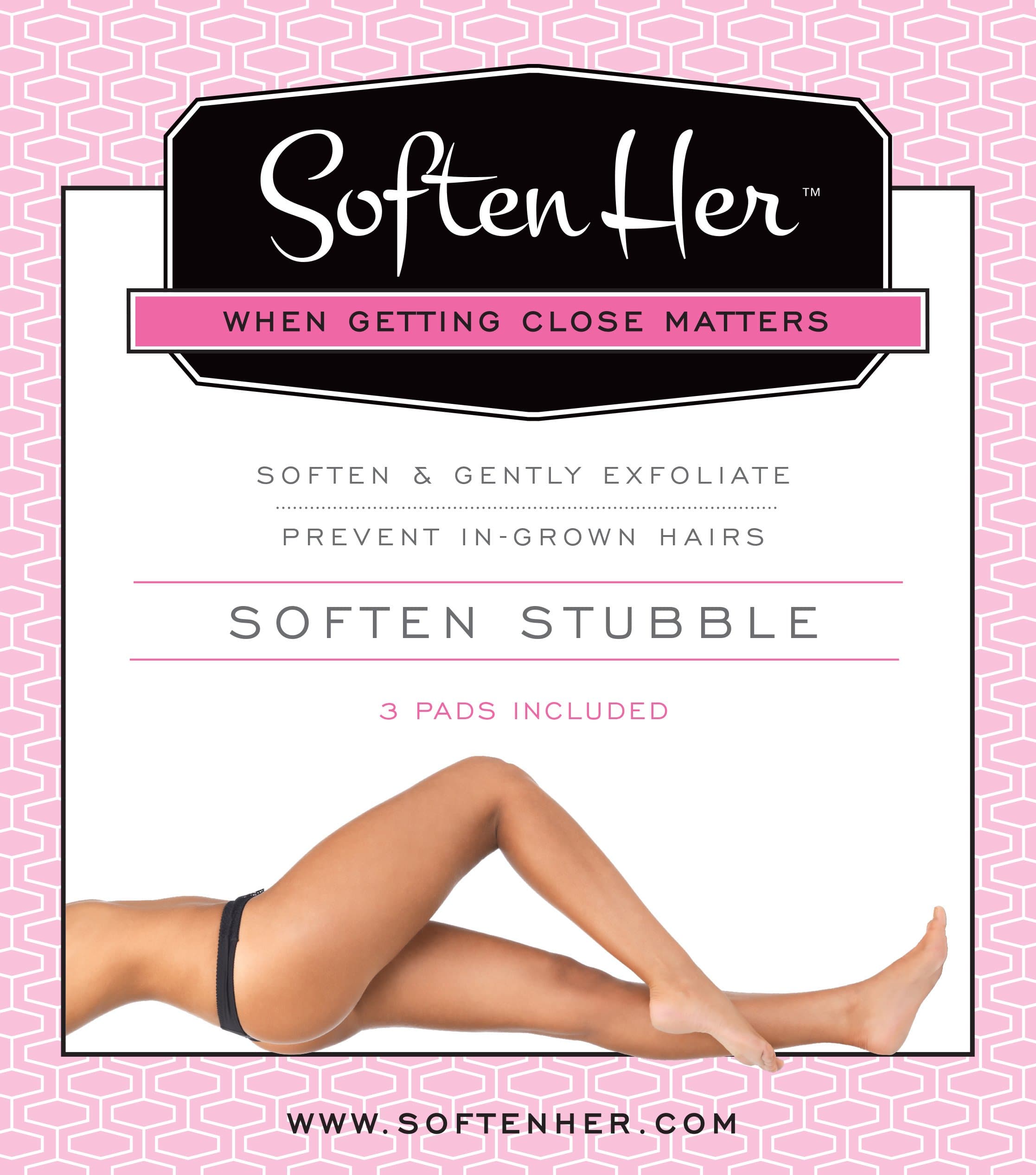 Soften Her - Soften Body Hair, Exfoliate, and Prevent In-grown Hairs