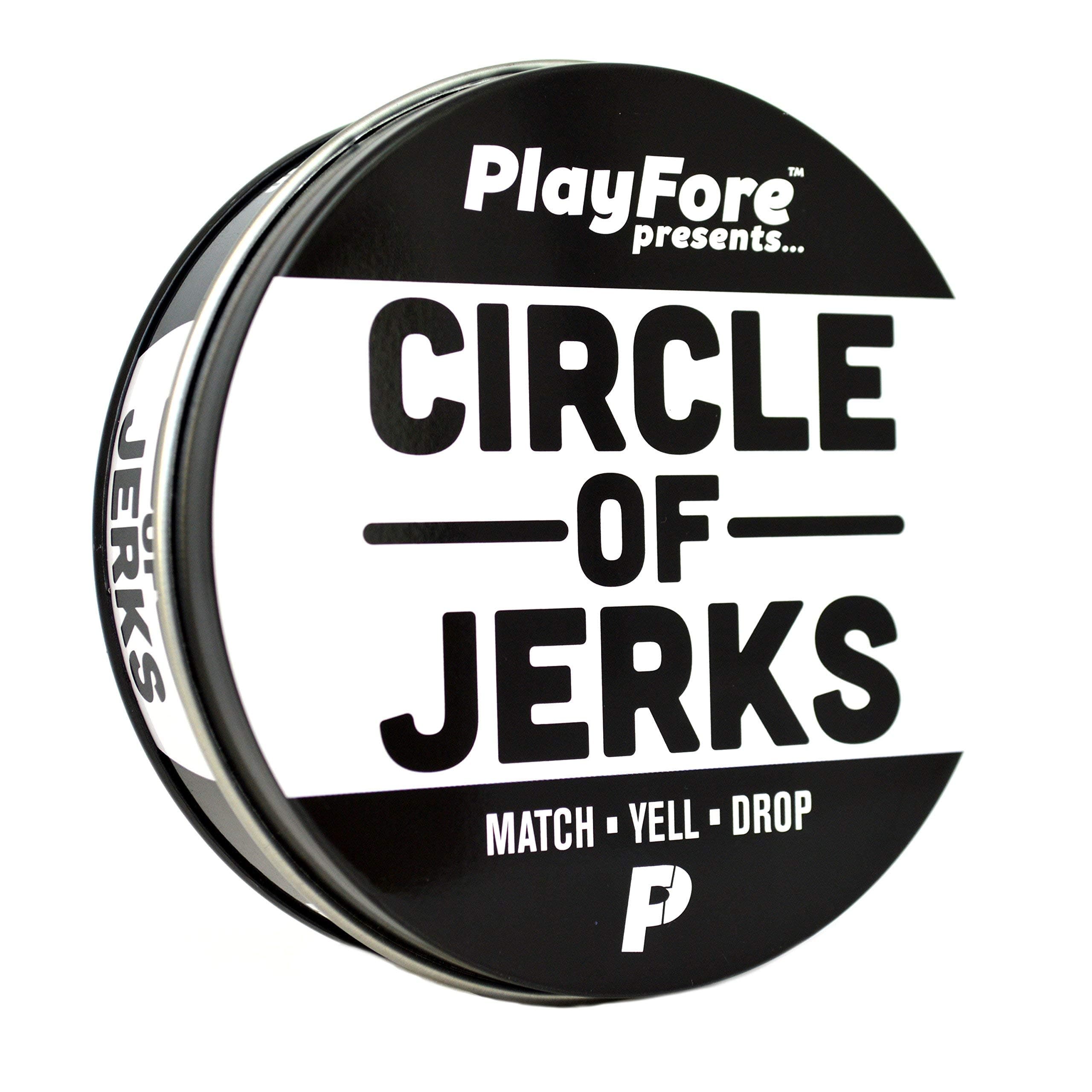 Circle of Jerks: The Fast-Paced Party Card Game for Adults - Competitive, Funny, Easy to Learn, 2 Players, Couples Game