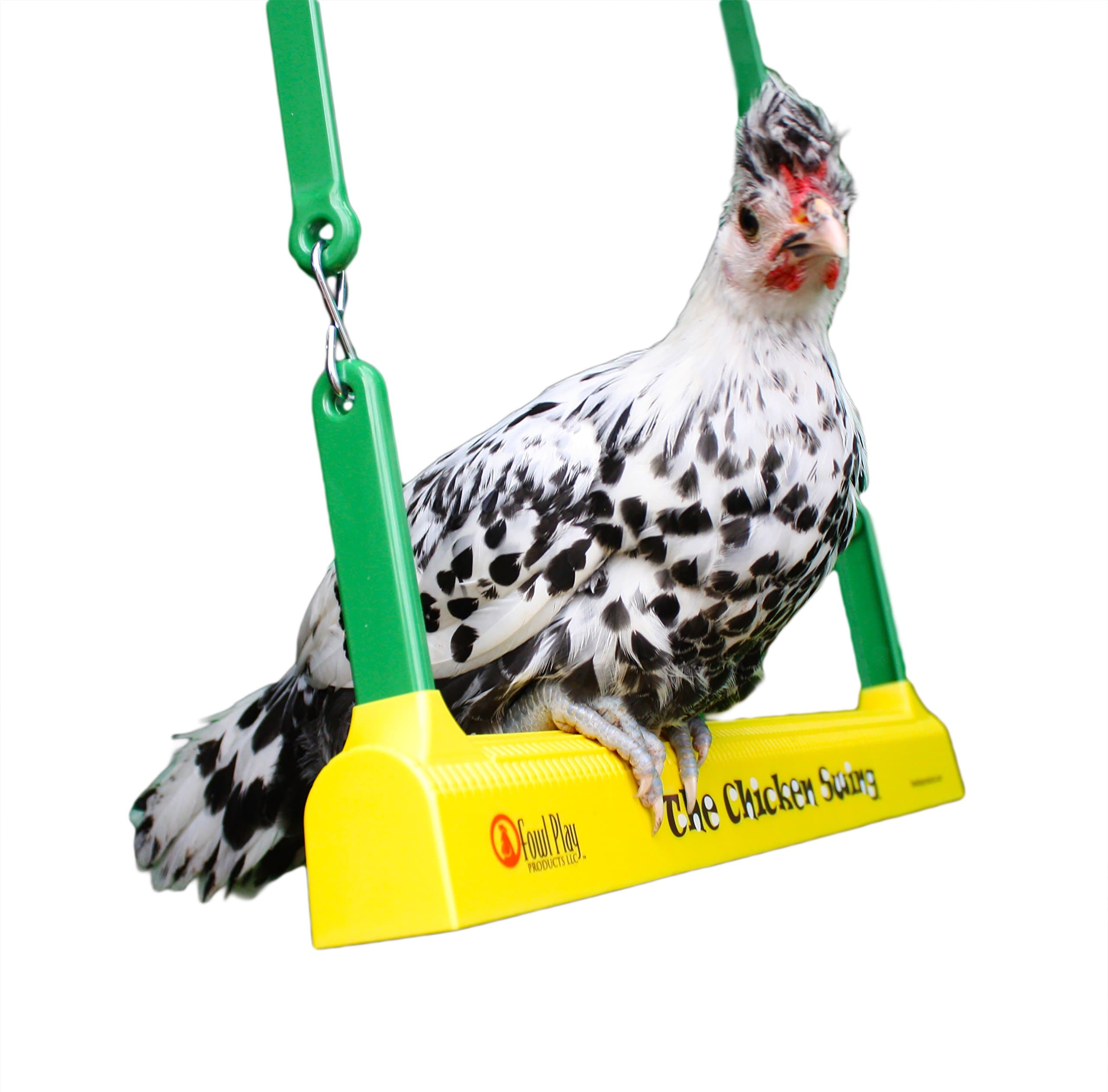 The Chicken Swing, Chicken Toy ,13100, Country Corn, 1 , Yellow Green & Brown