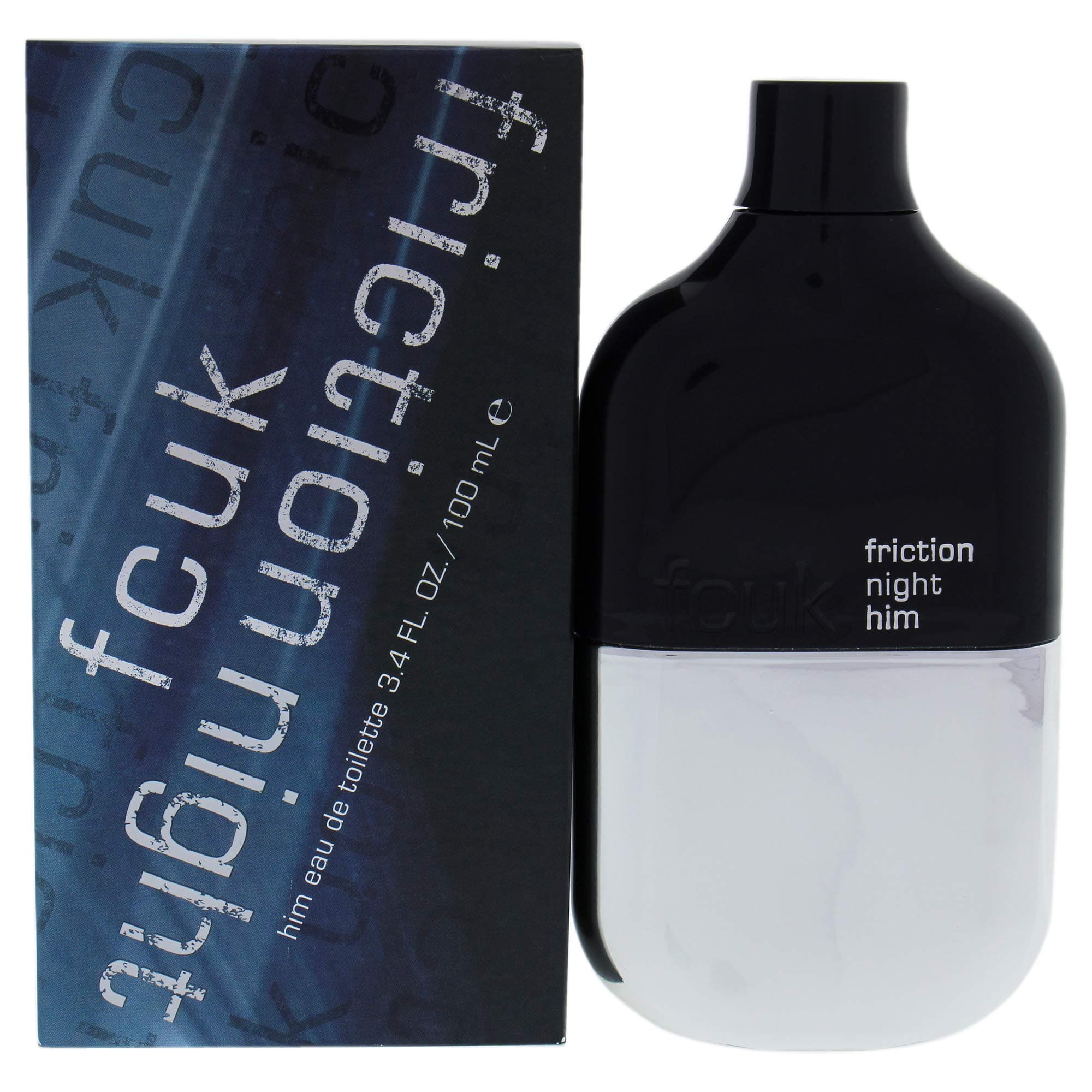 UK Fcuk Friction Night for Men 3.4 oz EDT Spray