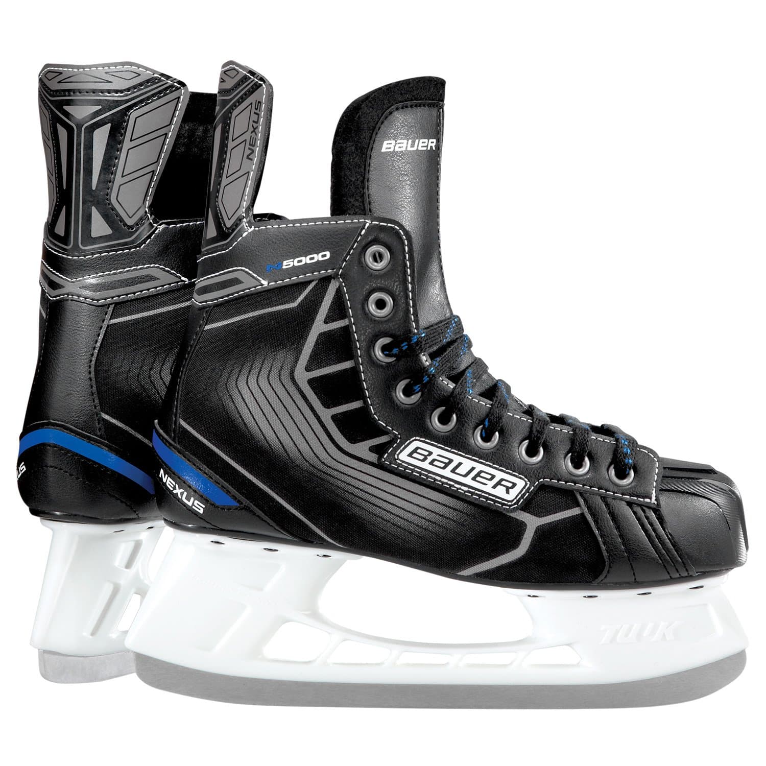 Bauer Nexus N5000 Senior Ice Skates, Unisex, Schlittschuh Nexus N5000 Senior, black/silver